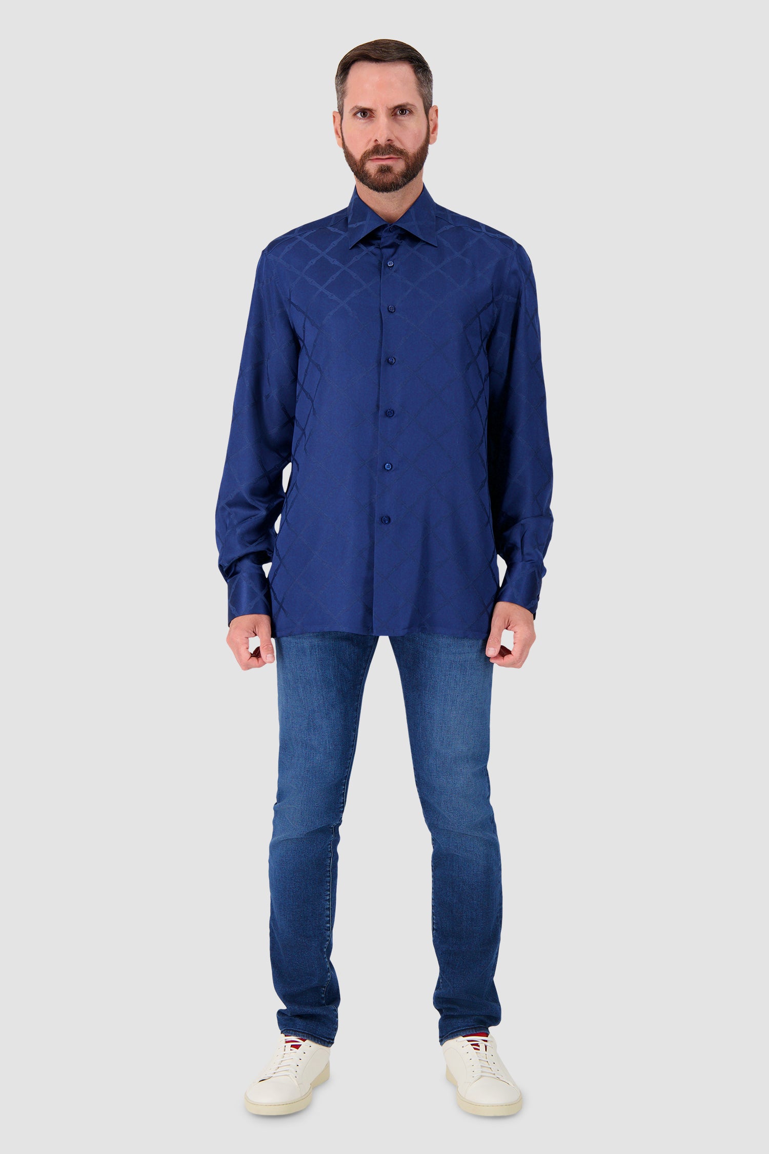 Chemise en soie Stefano Ricci