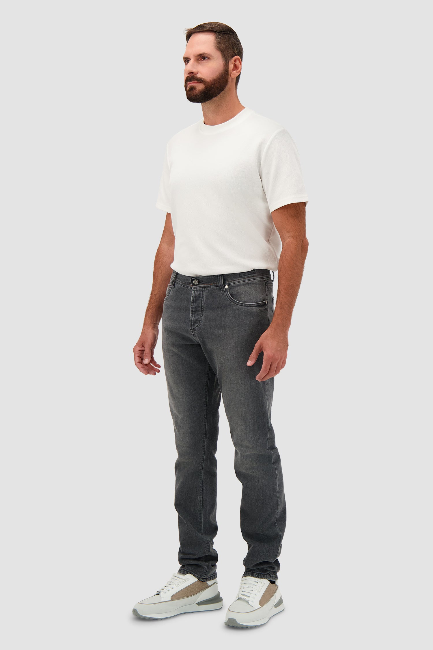 Richard J Brown Grey Denim Milano Jeans