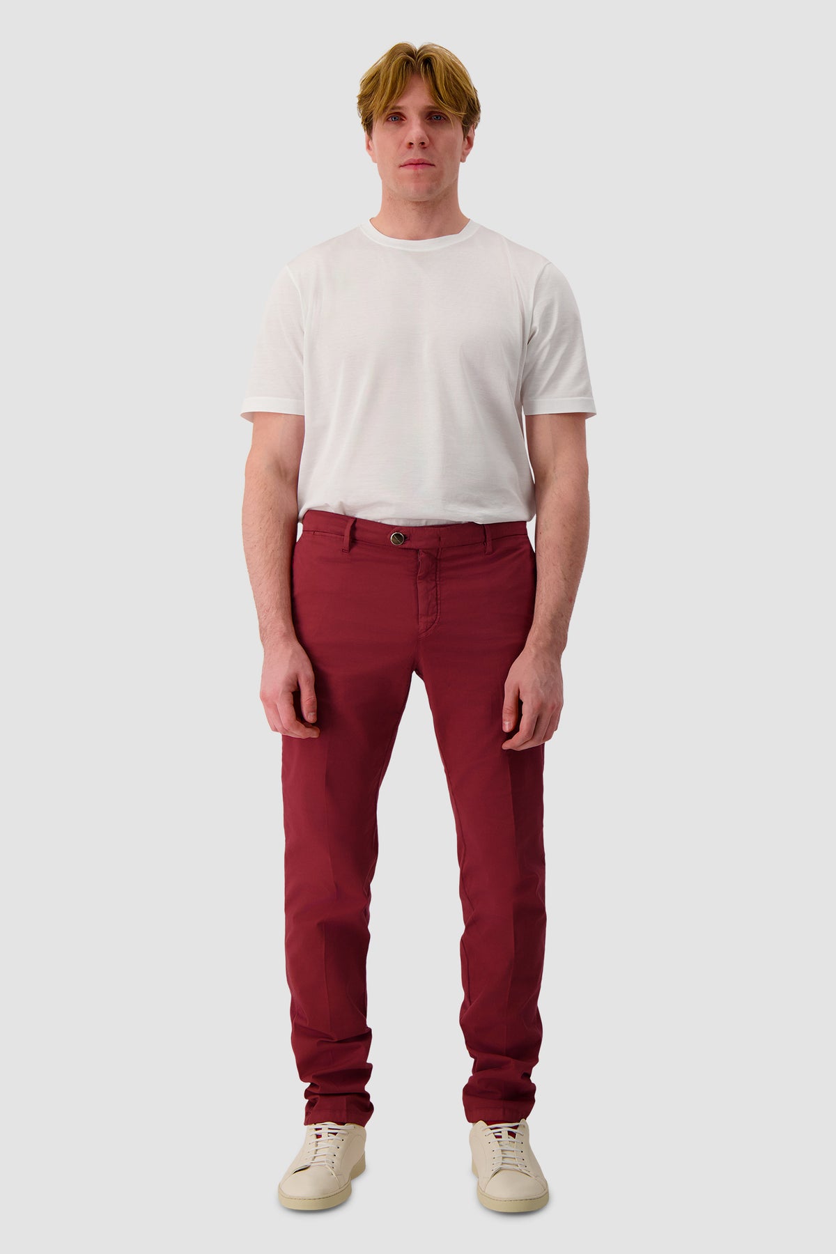 Richard J. Brown Burgundy Trousers