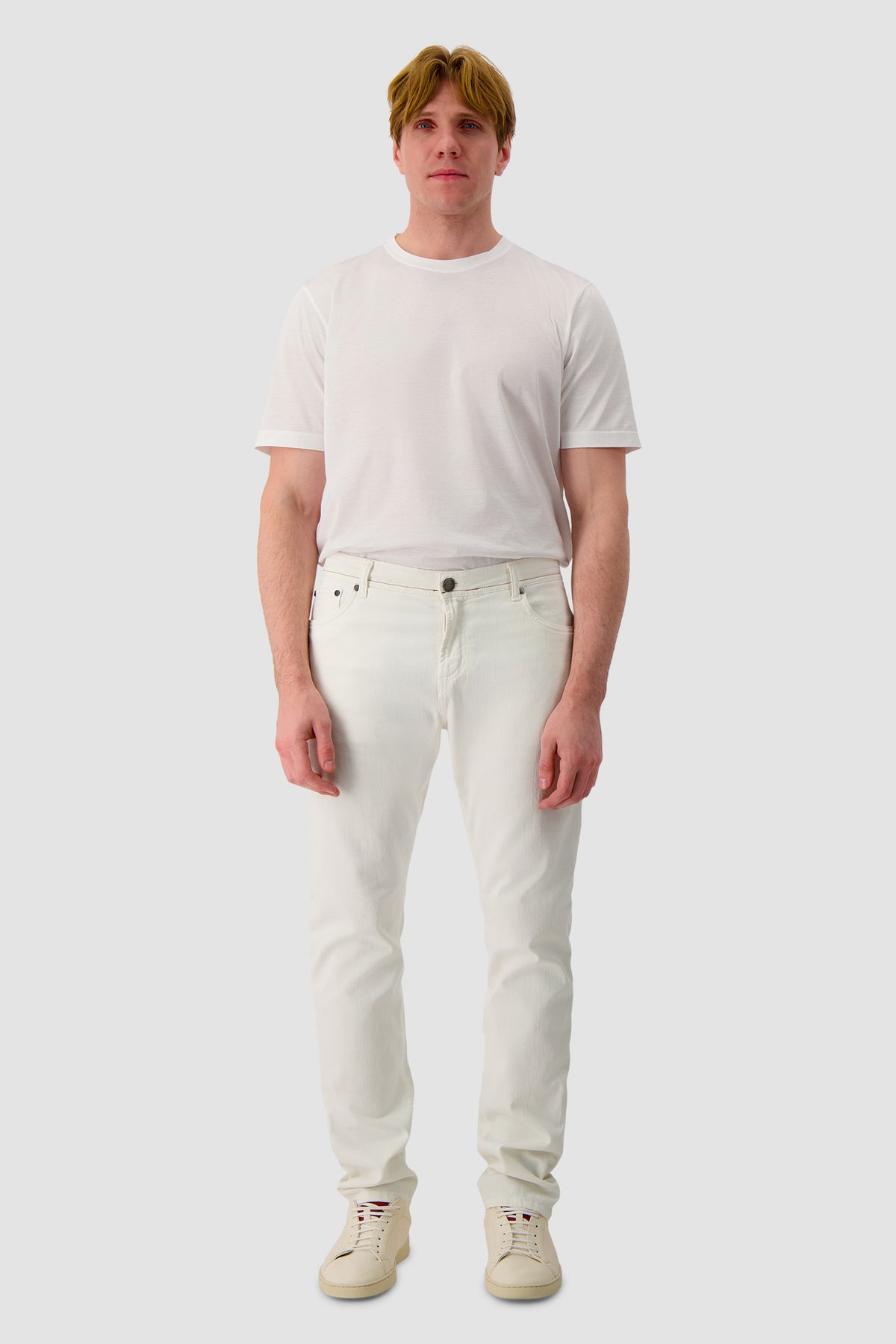 Richard J Brown White Denim Milano Jeans