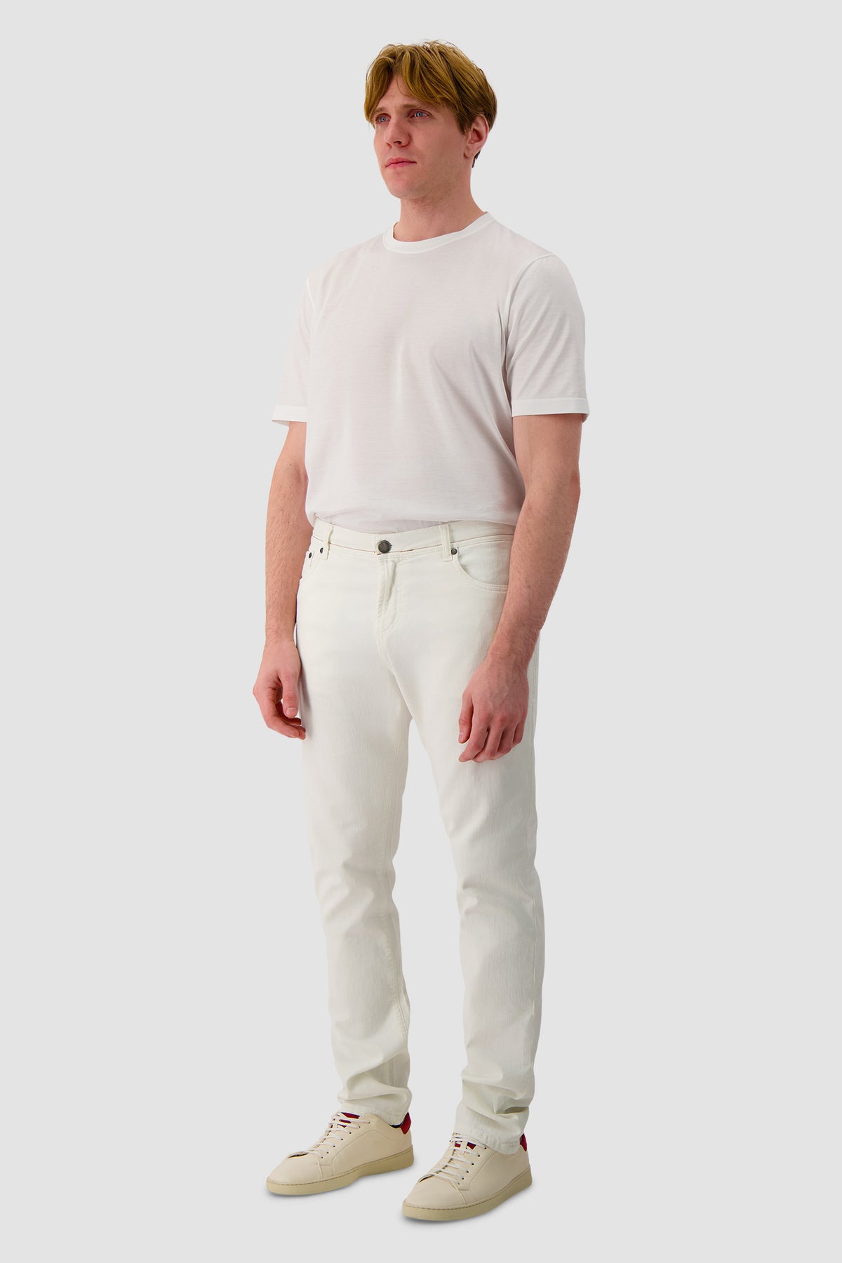 Richard J Brown White Denim Milano Jeans