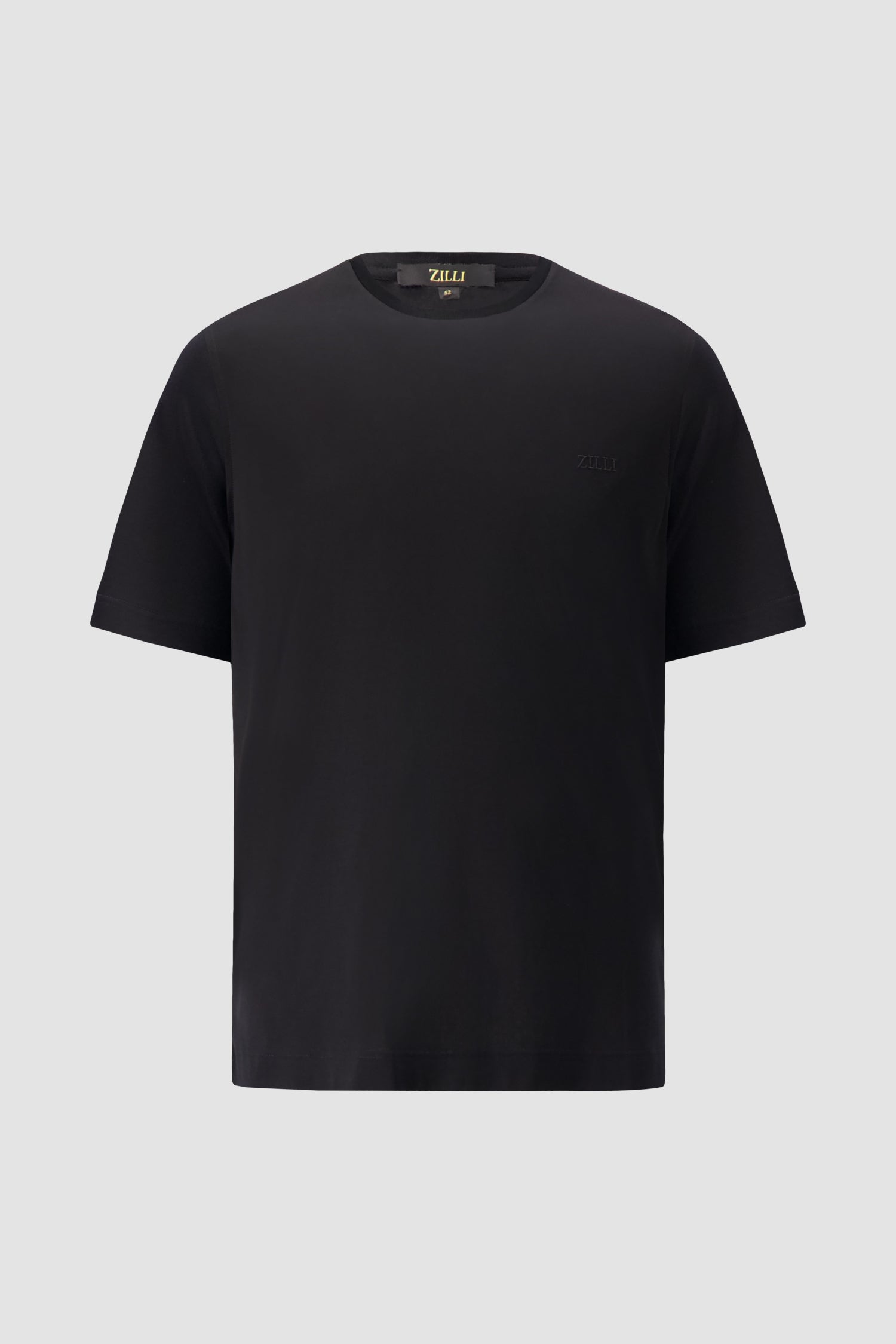 Zilli Black Cotton T-Shirt