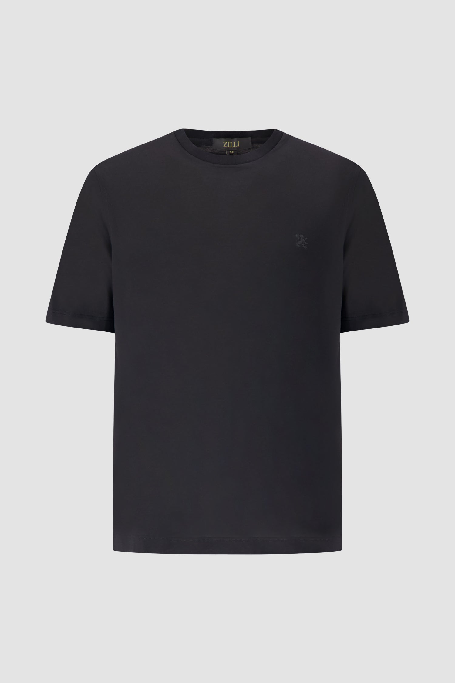 Zilli Black Cotton T-Shirt