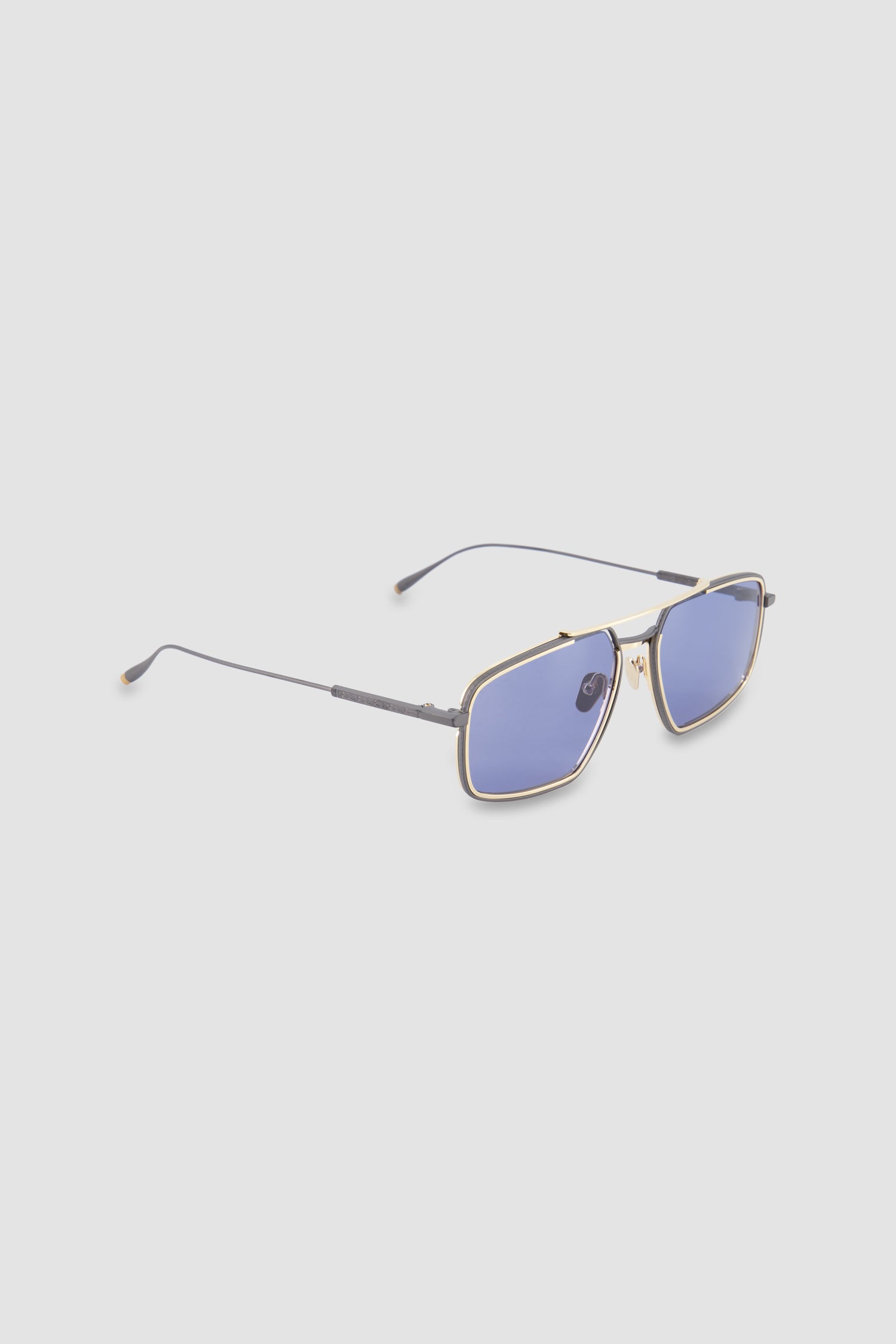 Masunaga Black/Gold Tobi Sunglasses