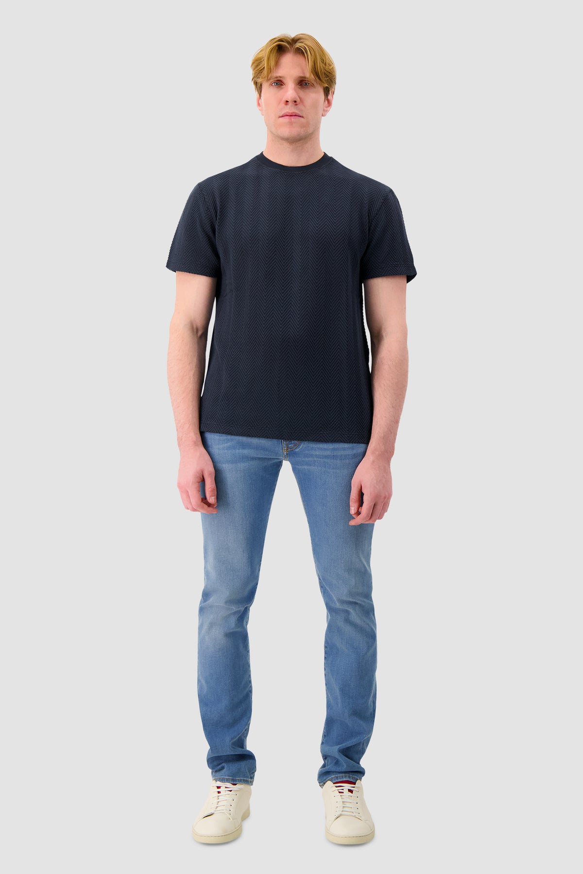 Missoni Navy Chevron T-shirt