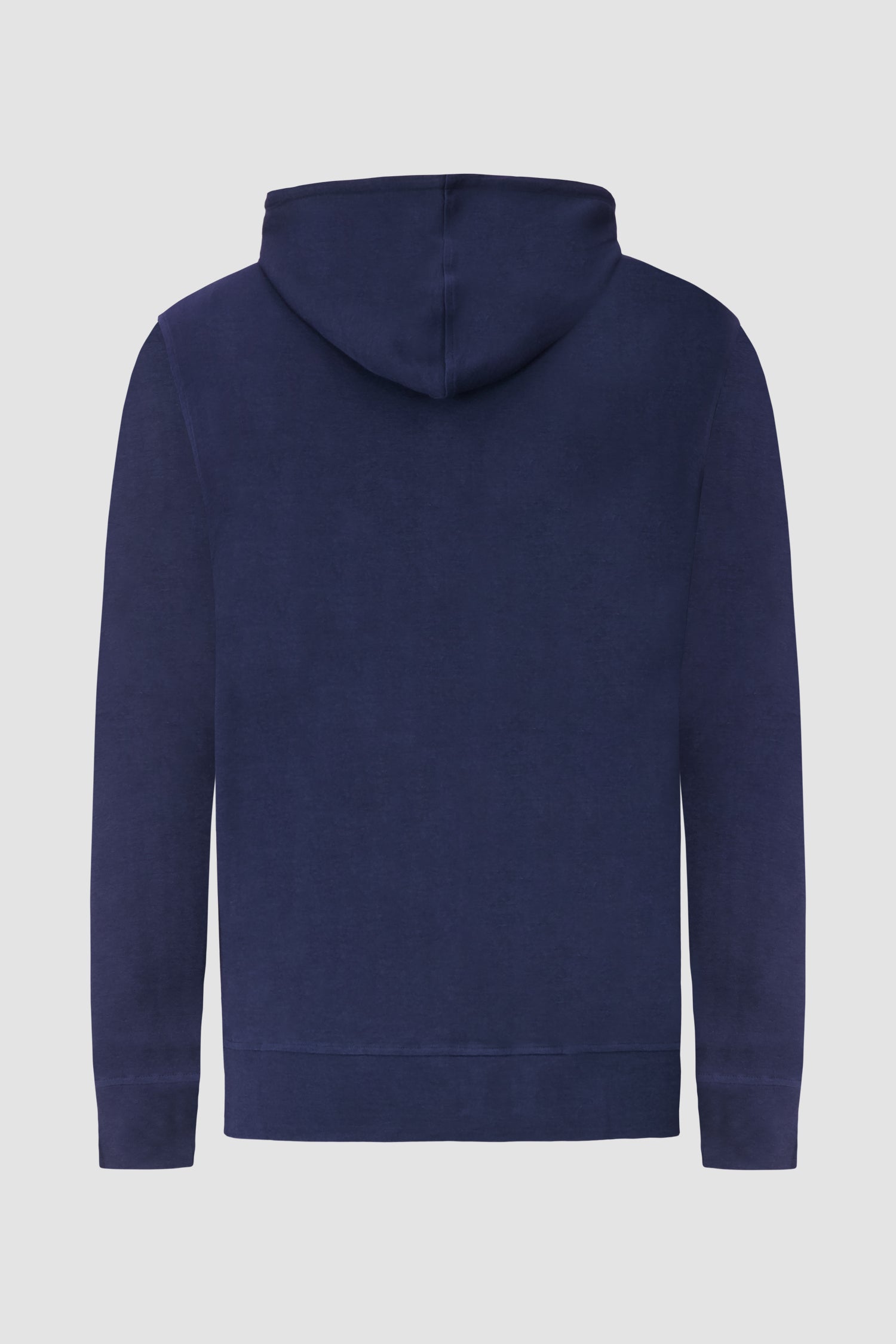 Barba Napoli Navy Zipped Hoodie