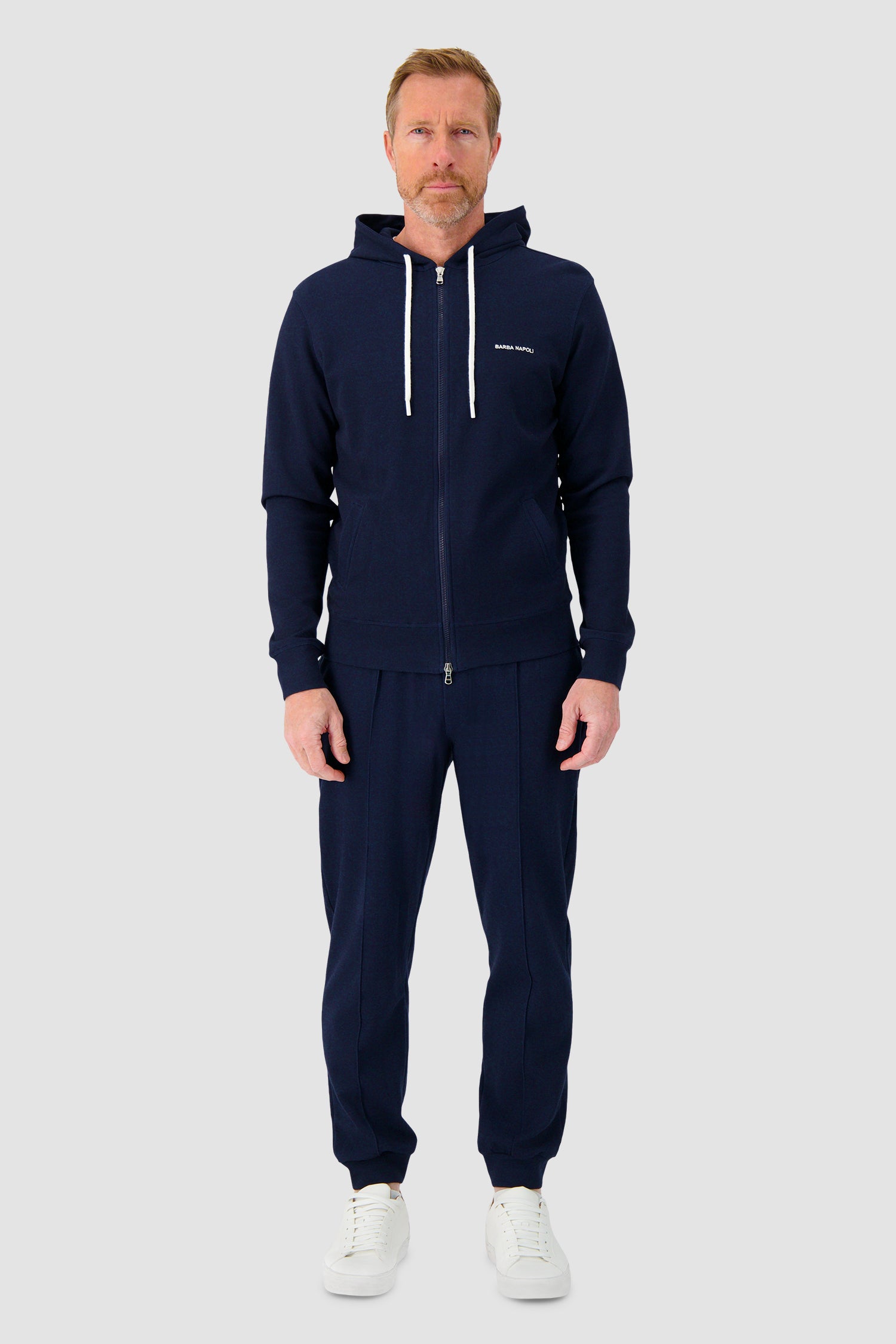 Barba Napoli Tracksuit Navy Hoodie