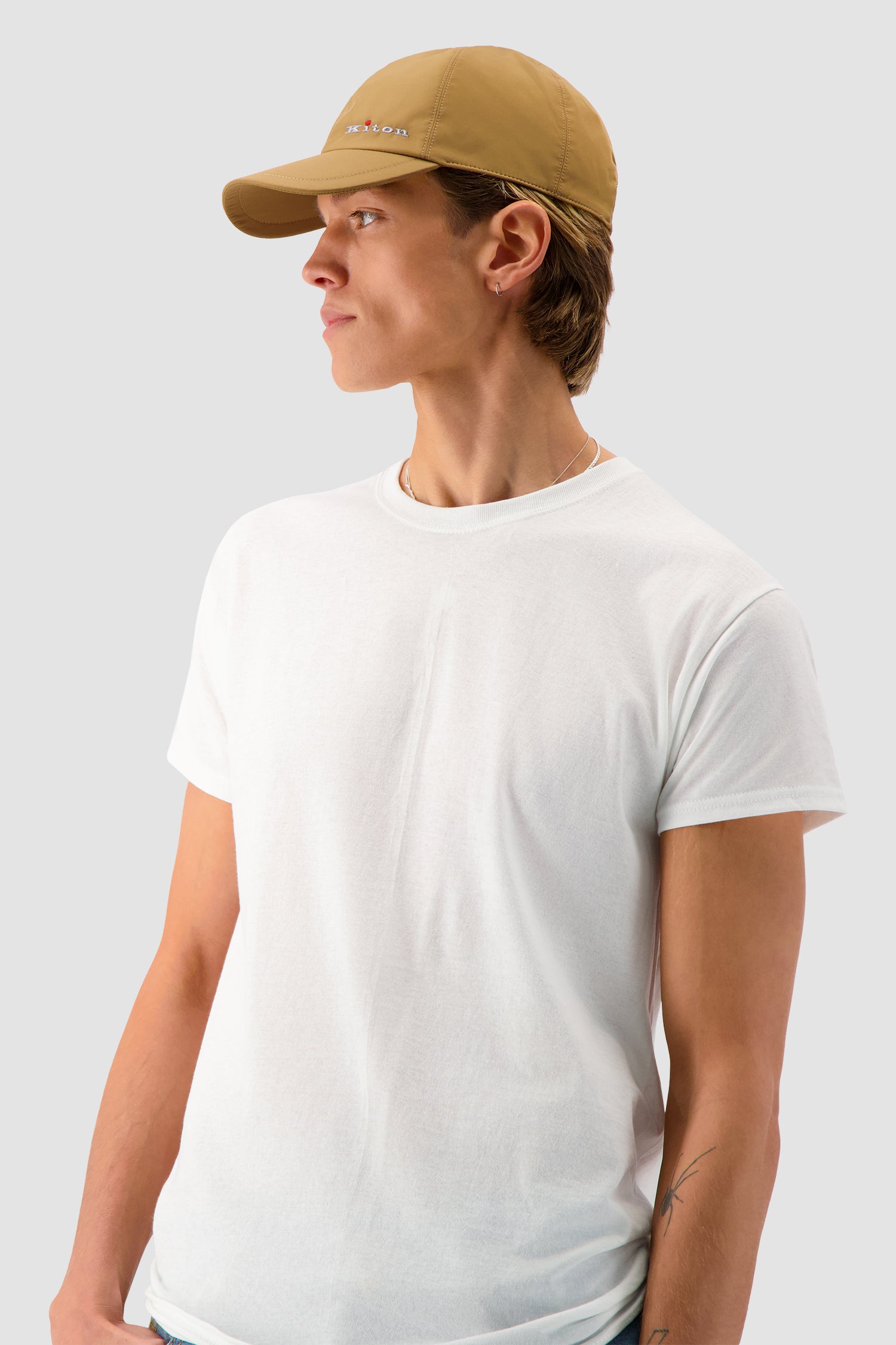 Kiton Taupe Baseball Cap