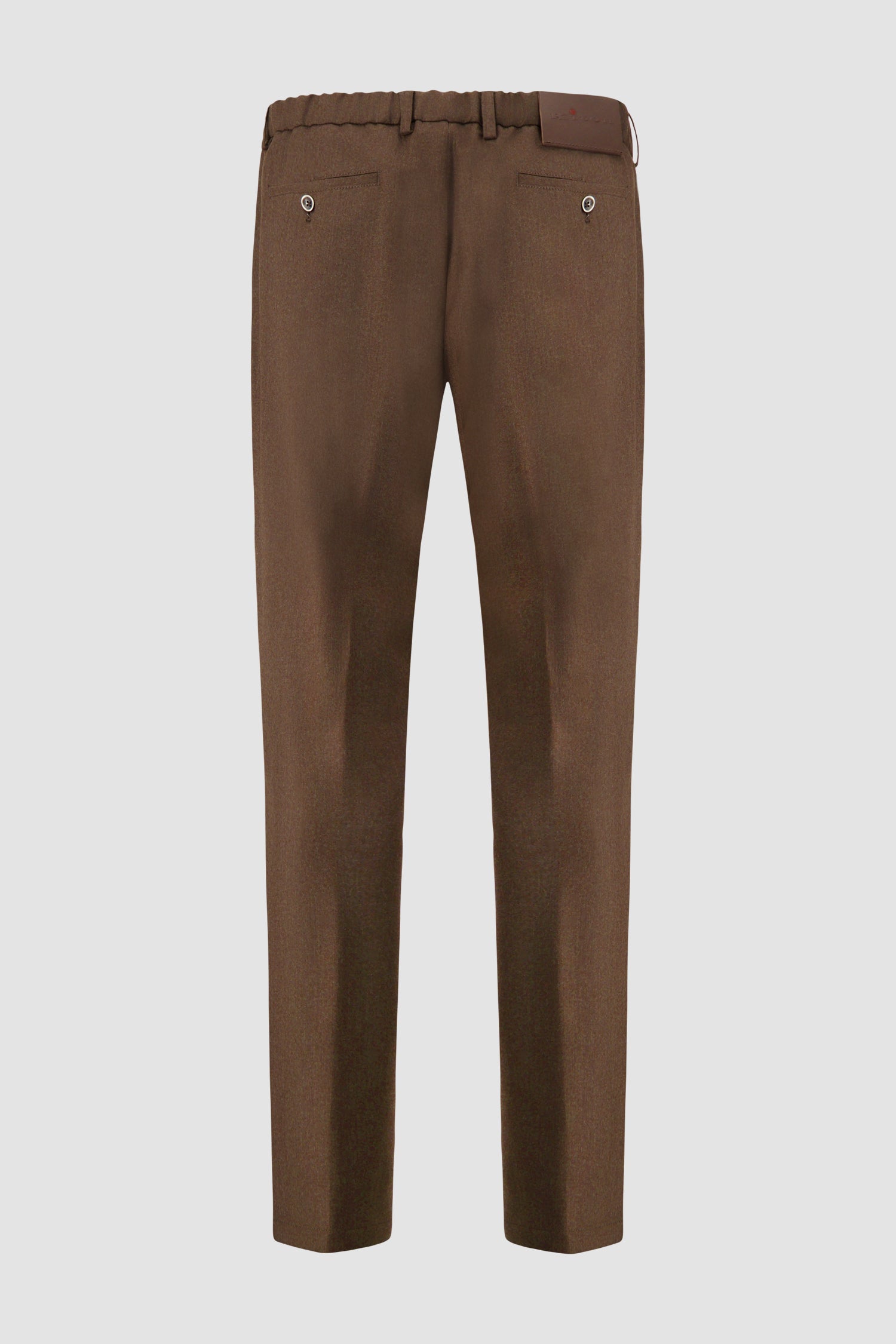Kiton Brown Wool Trousers