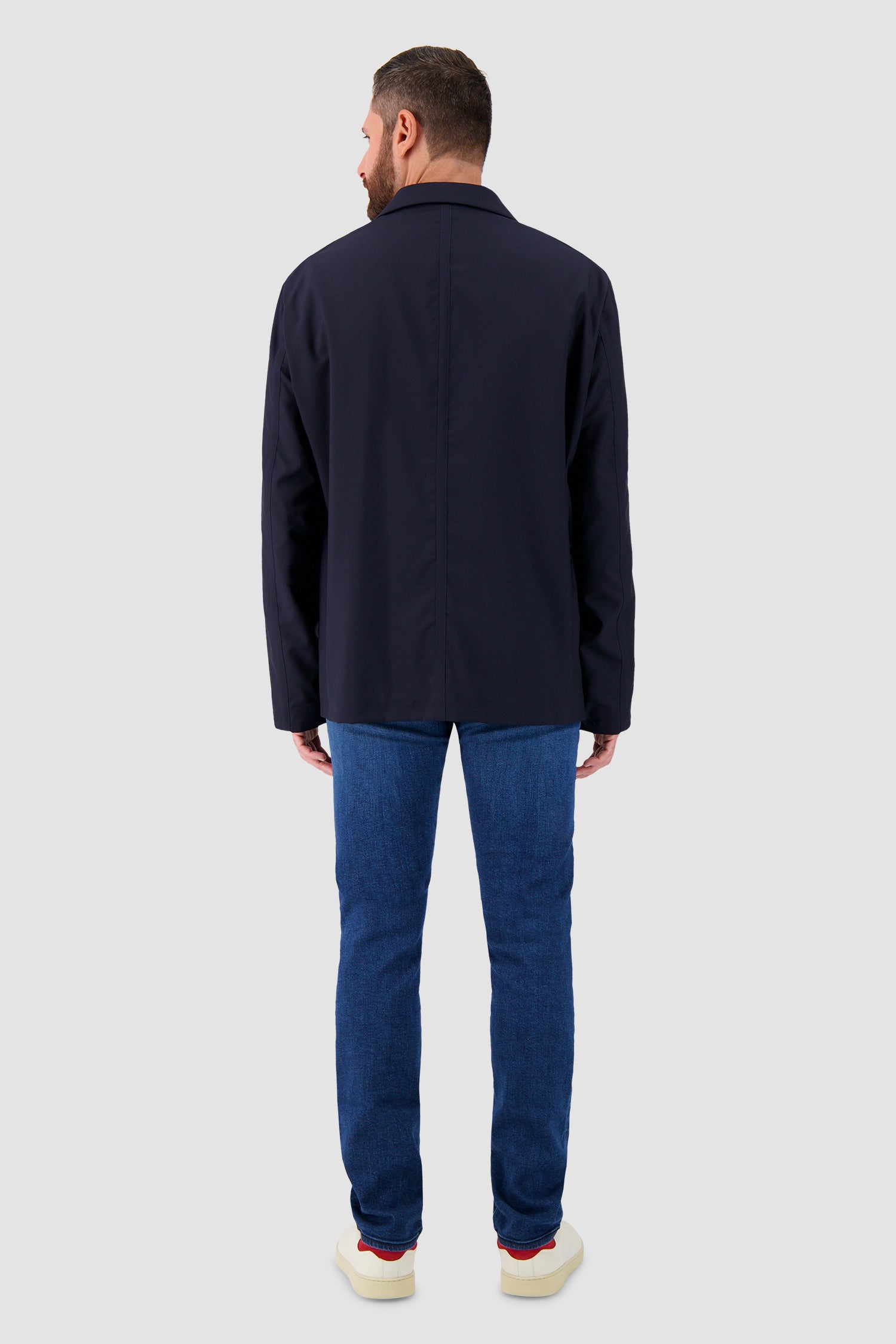Kiton Navy Minimalist Jacket