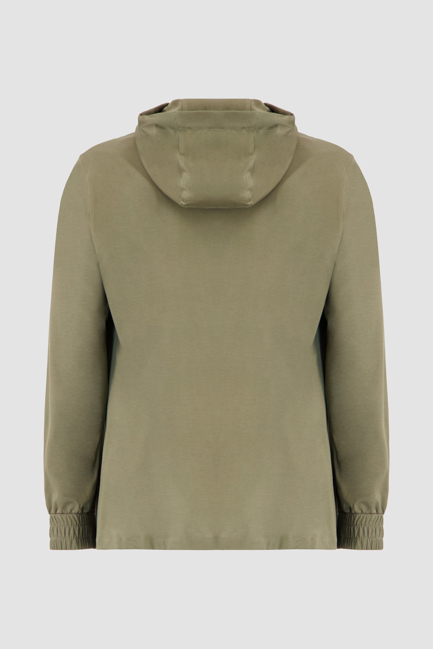 Kiton Military Hooded Zipped Sweatshirt
