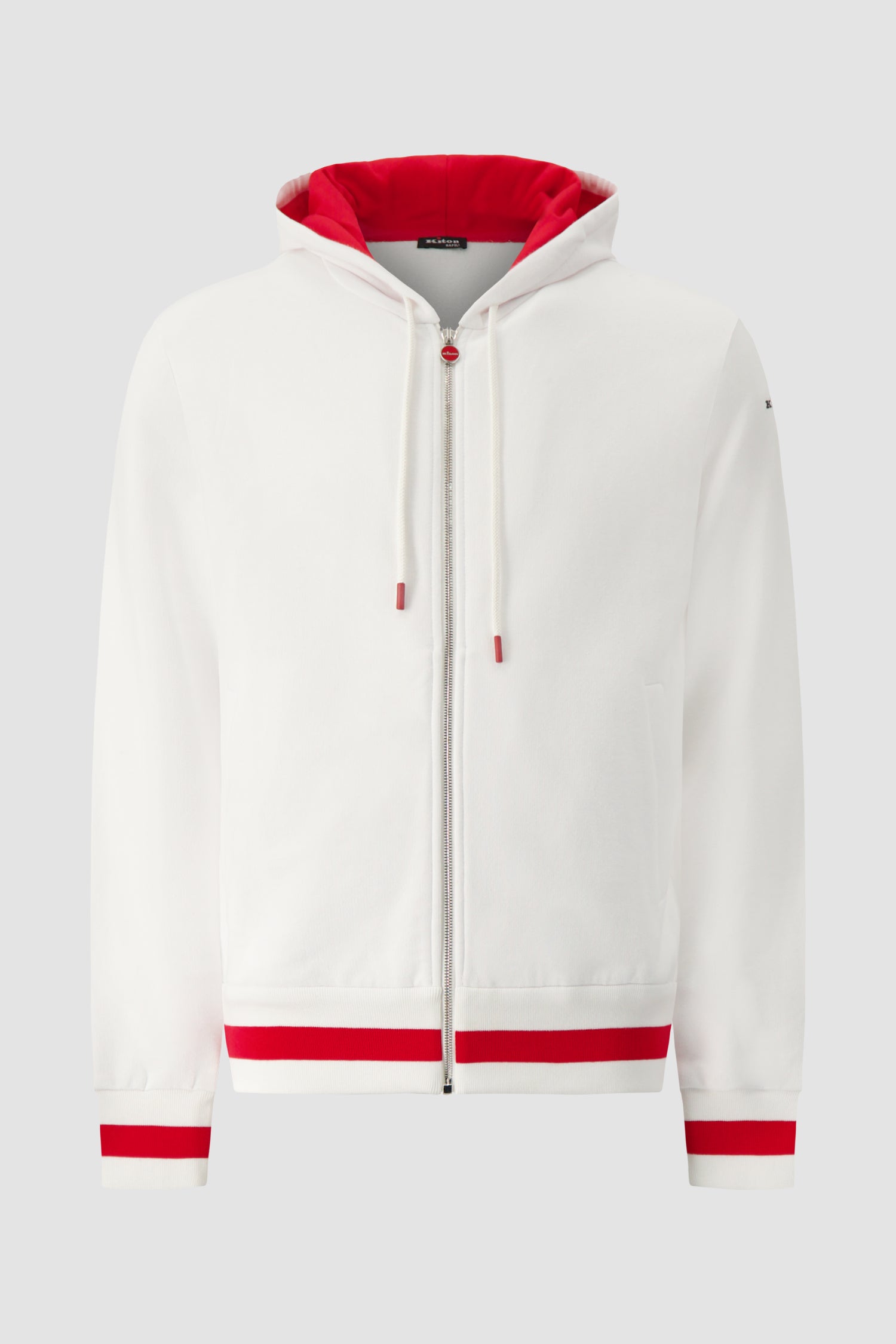 Kiton White/Red Cotton Tracksuit