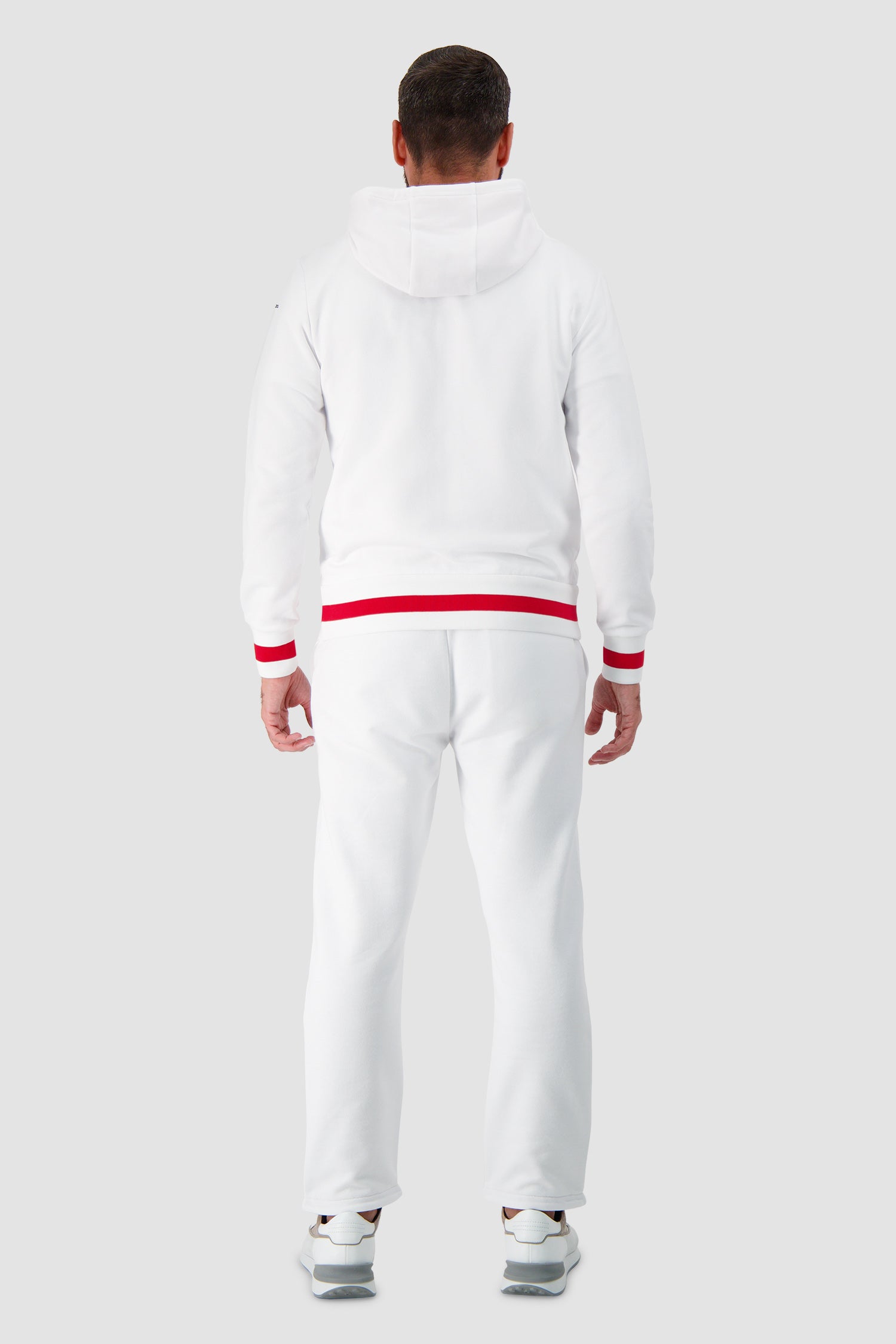 Kiton White/Red Cotton Tracksuit