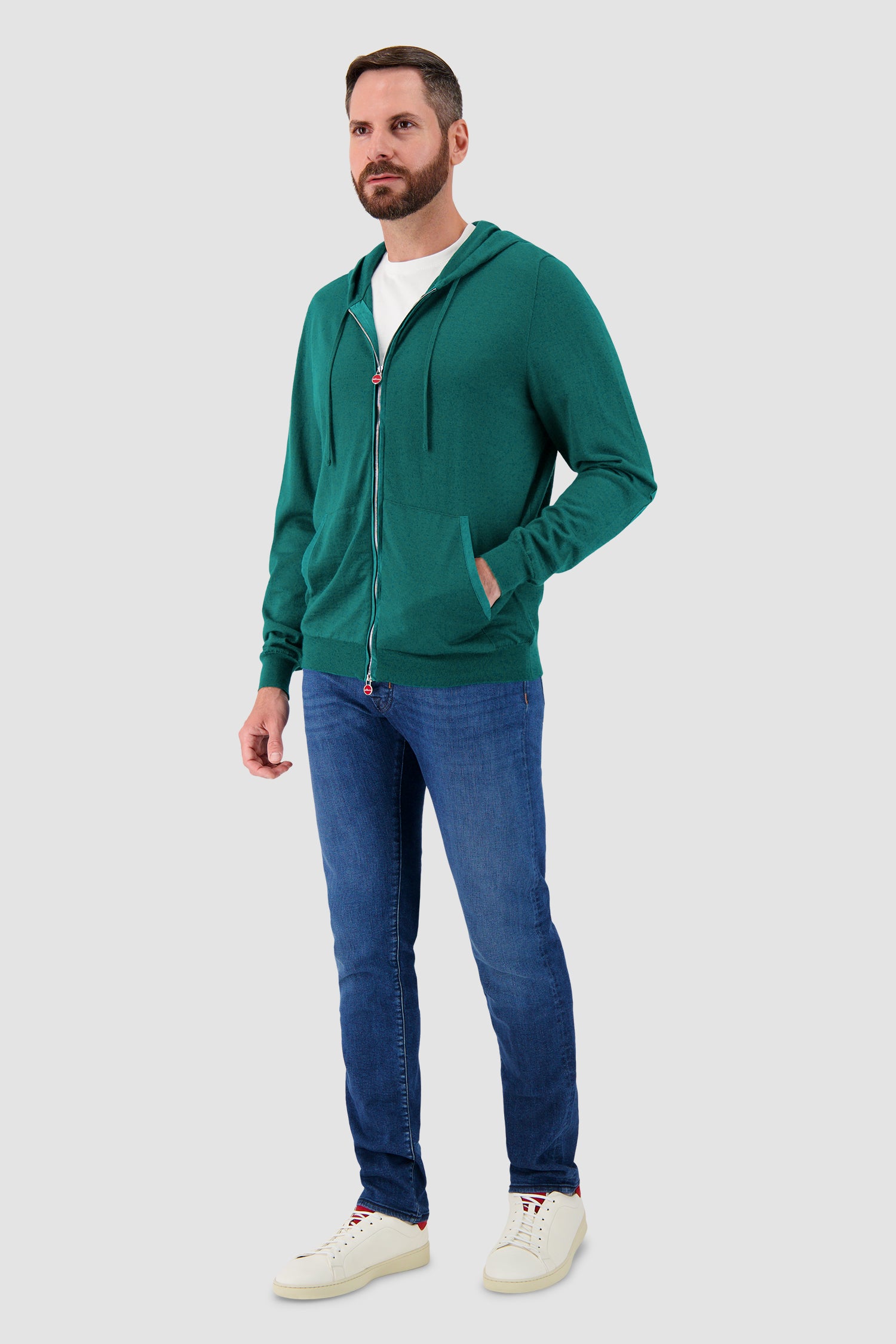 Kiton Green Hoodie