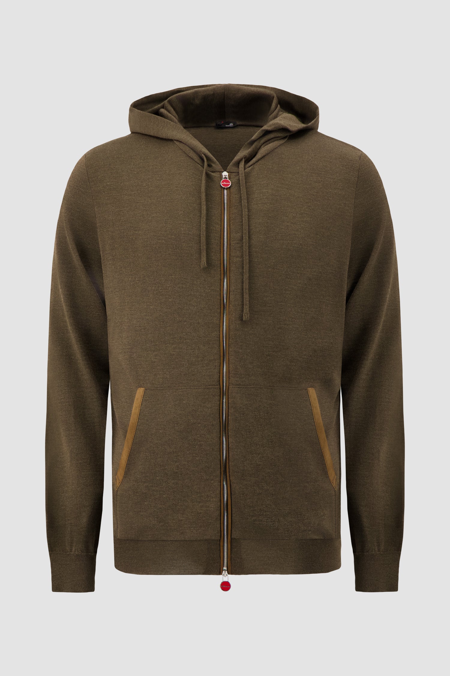 Kiton Moss Green Hoodie