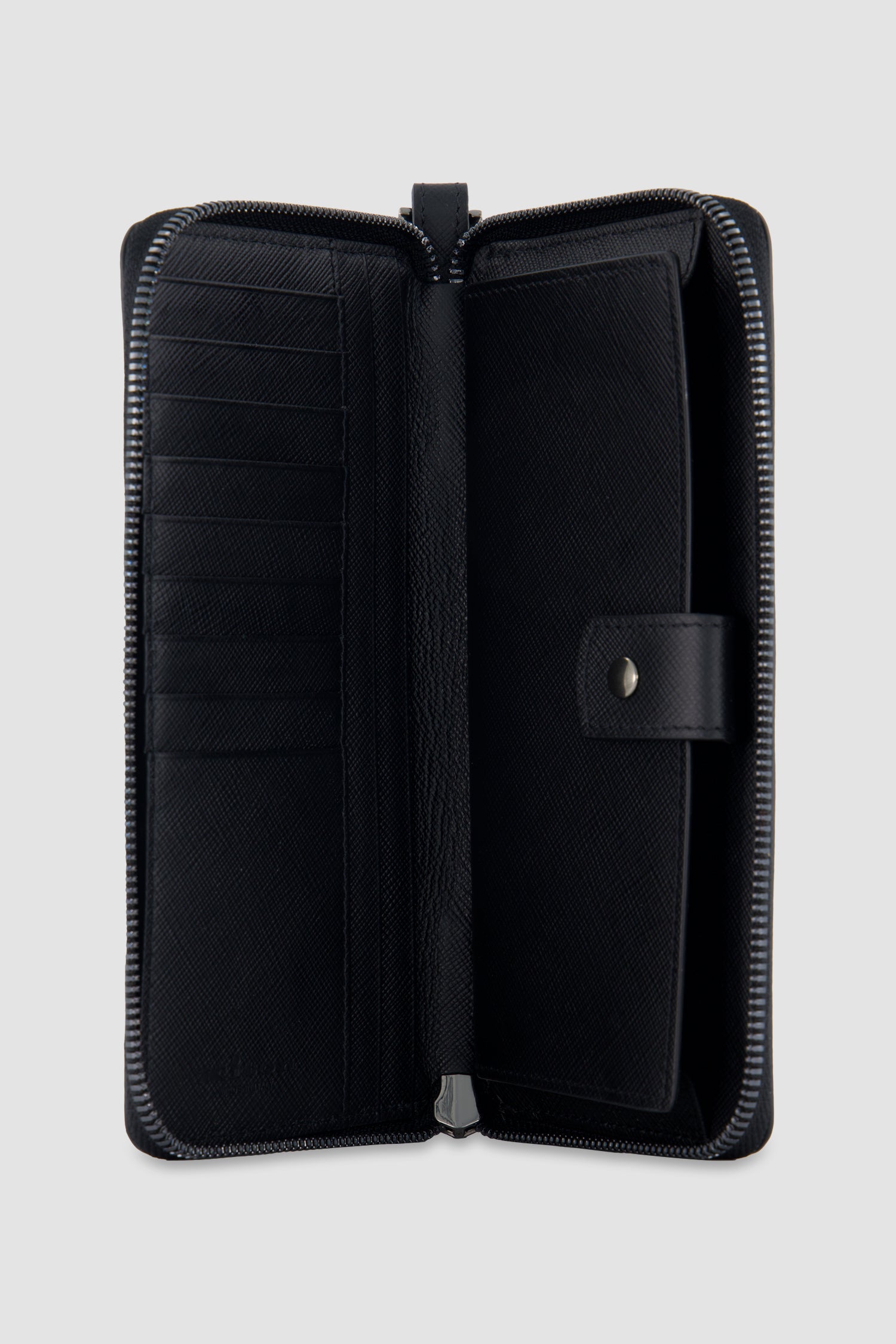 Kiton Black Calfskin Phone Holder