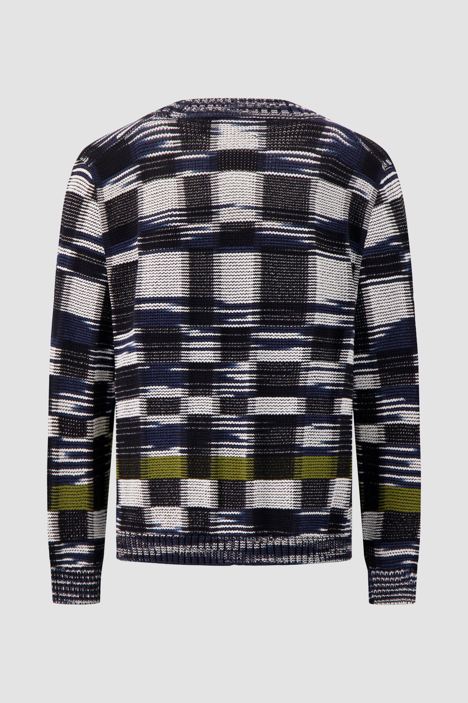 Cardigan Missoni en coton et viscose à chevrons avec motif grec