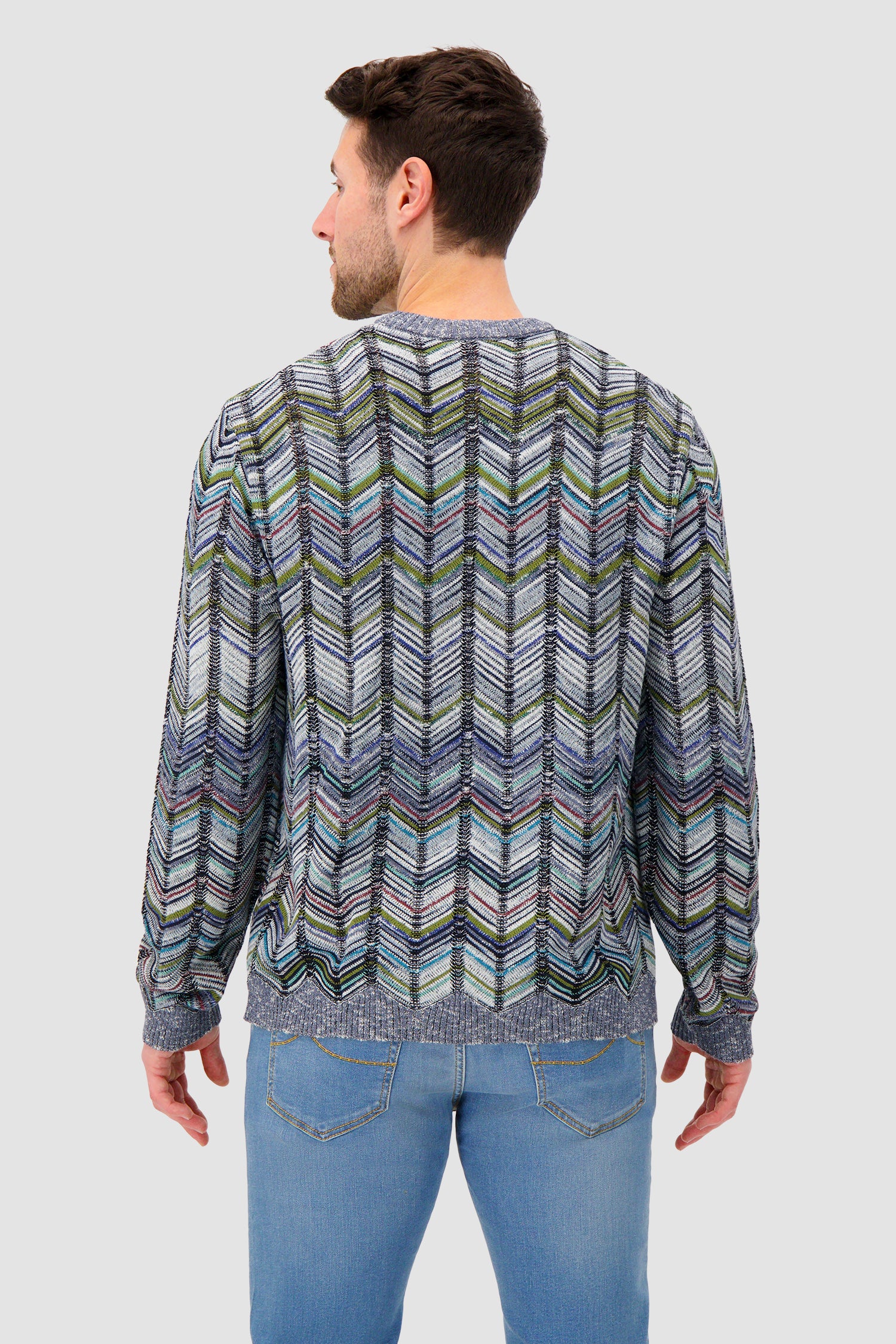 Missoni crew-neck cotton pullover