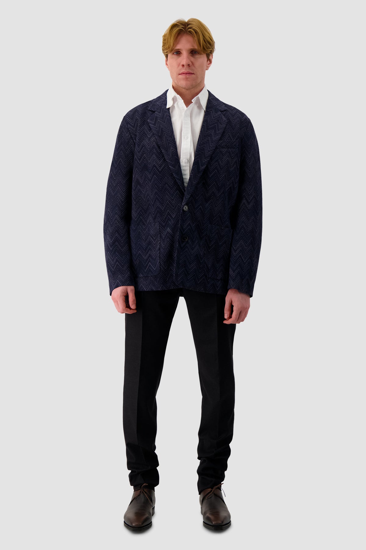 Missoni Navy Chevron Blazer