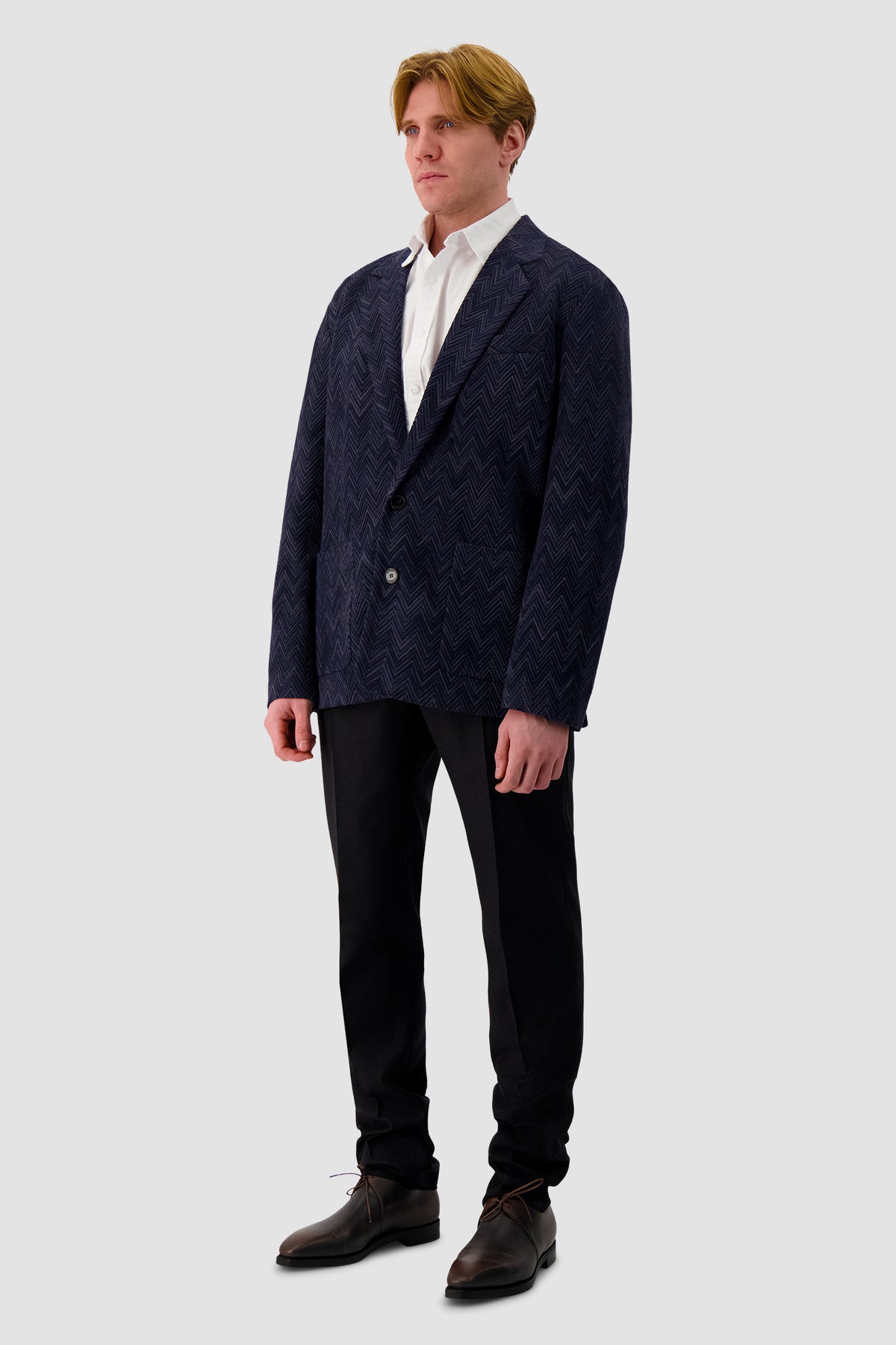 Missoni Navy Chevron Blazer