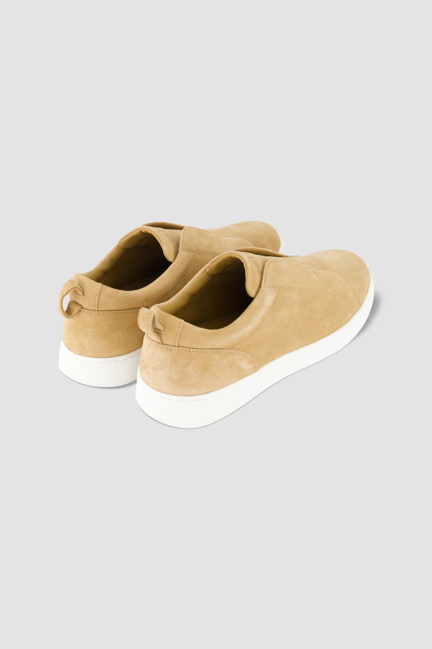 Kiton Tan/Milk Suede Sneakers