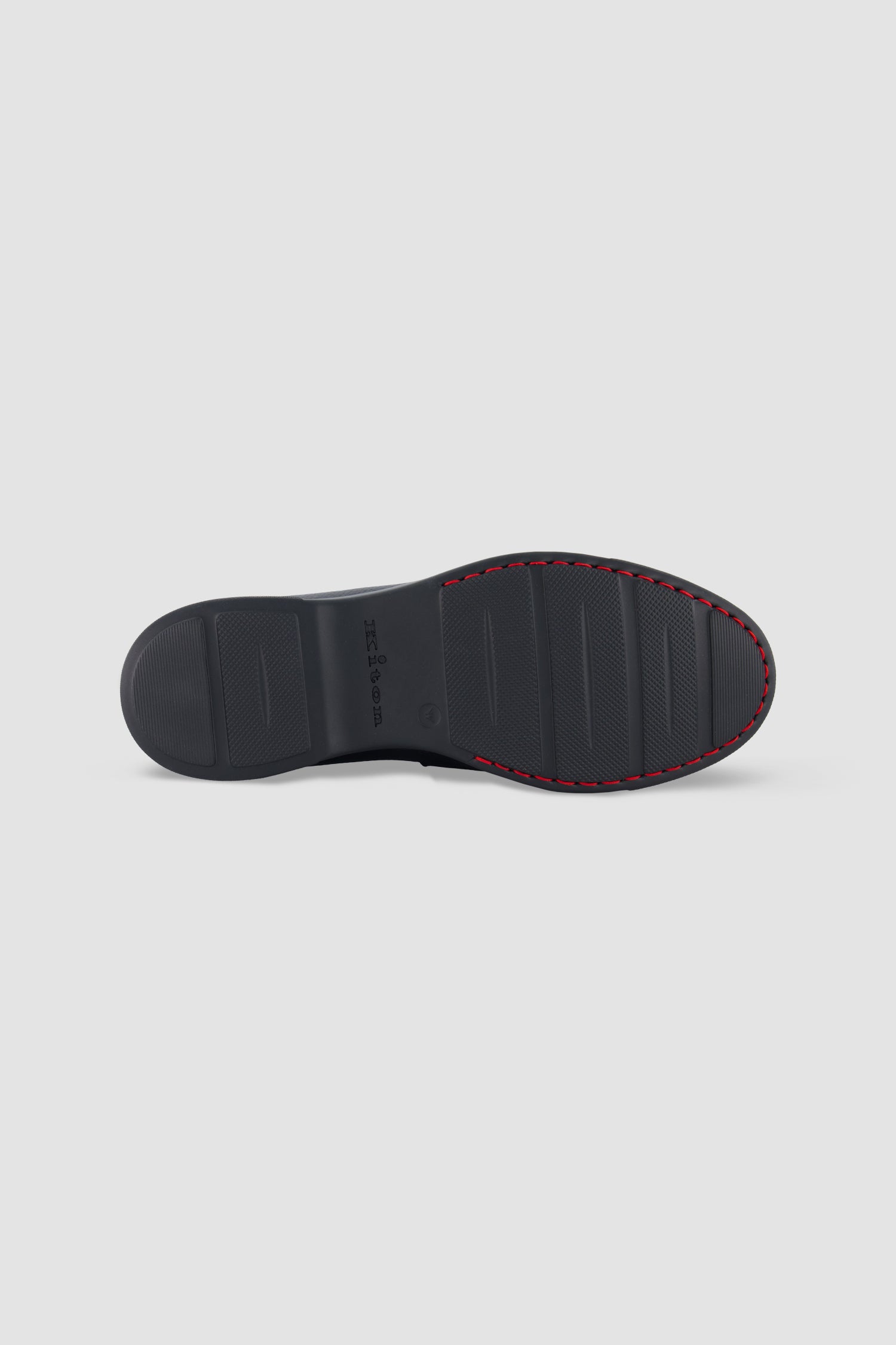 Kiton Black Deerskin Loafers