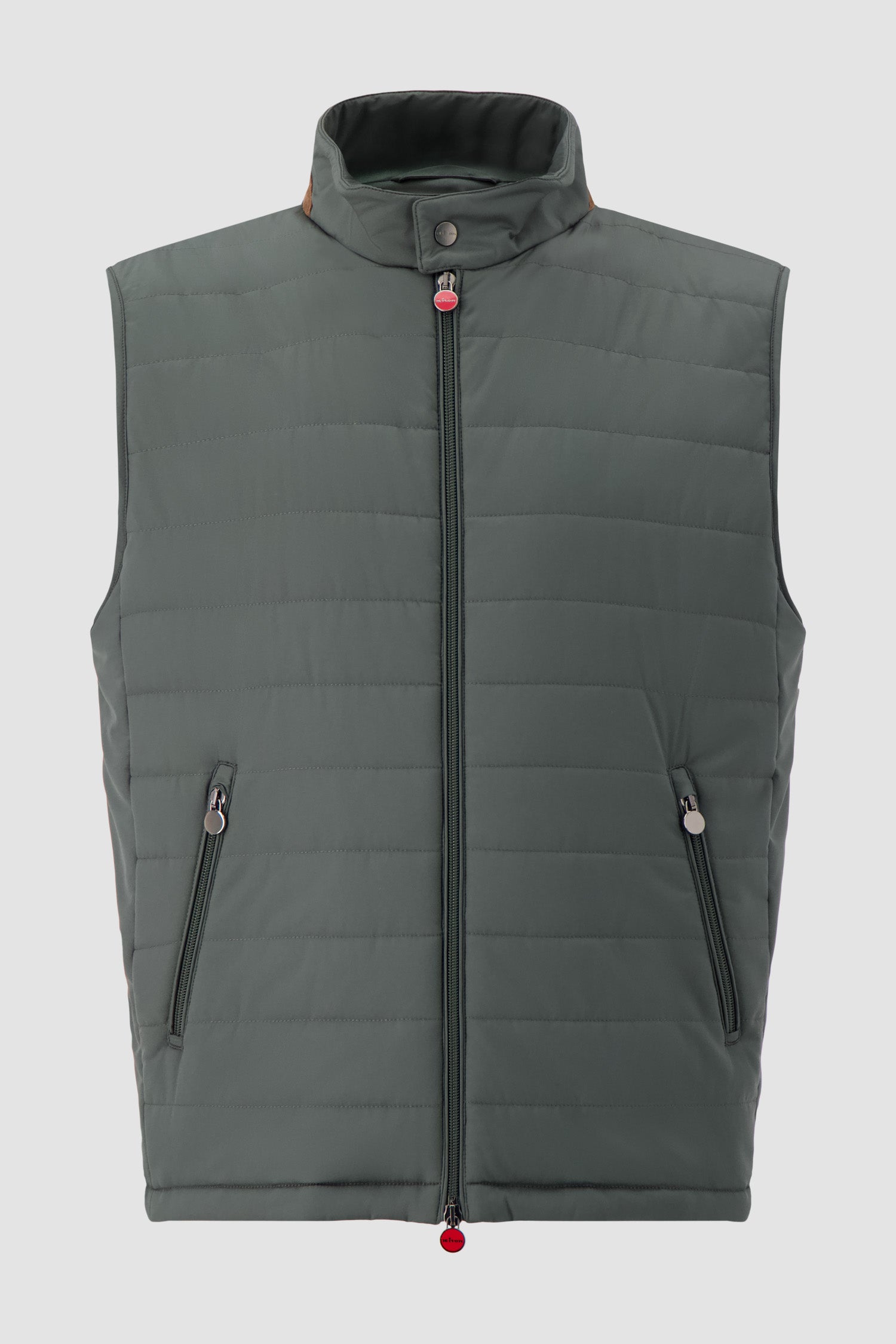 Gilet matelassé vert sauge Kiton