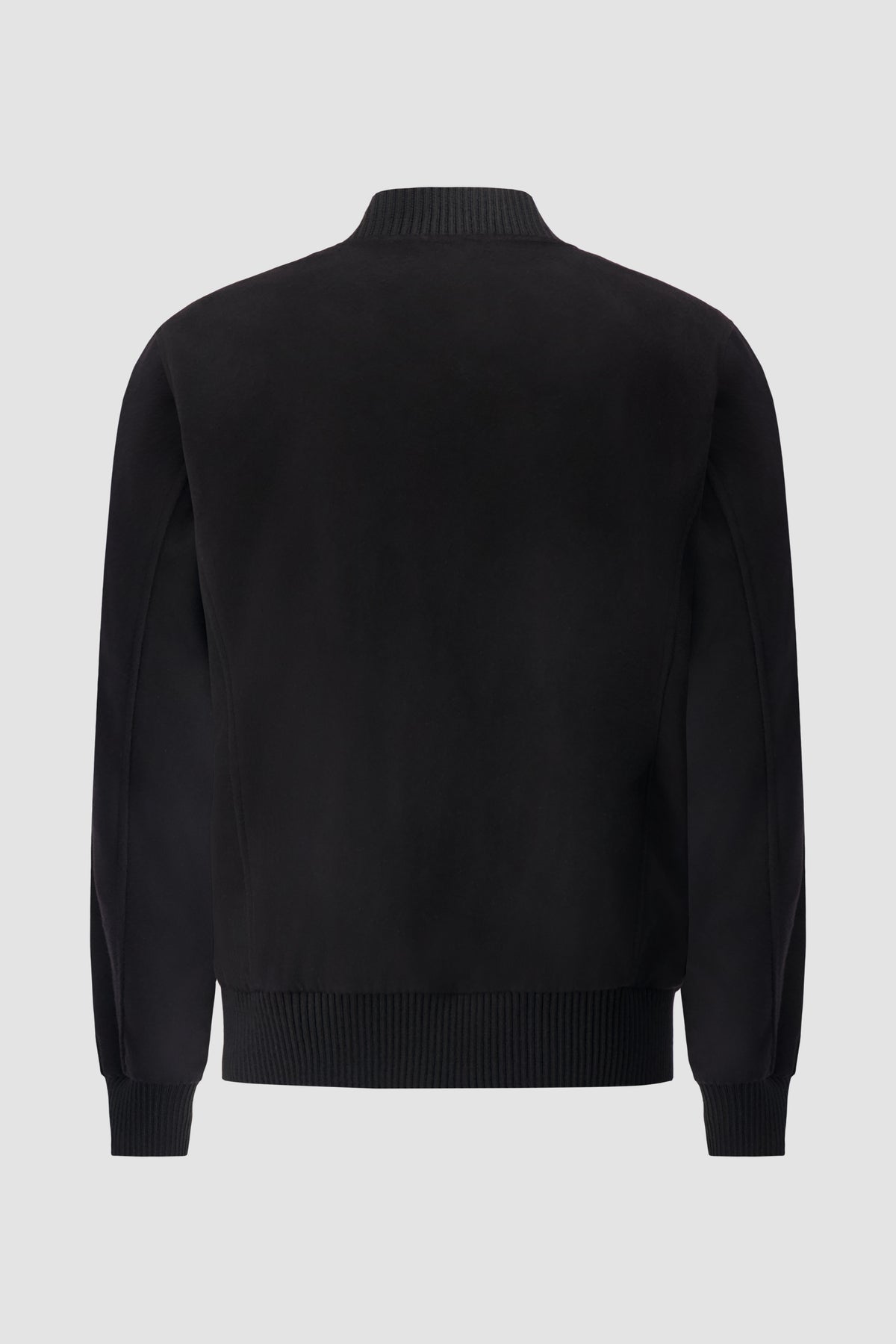 Barba Napoli Black Cashmere Bomber Jacket