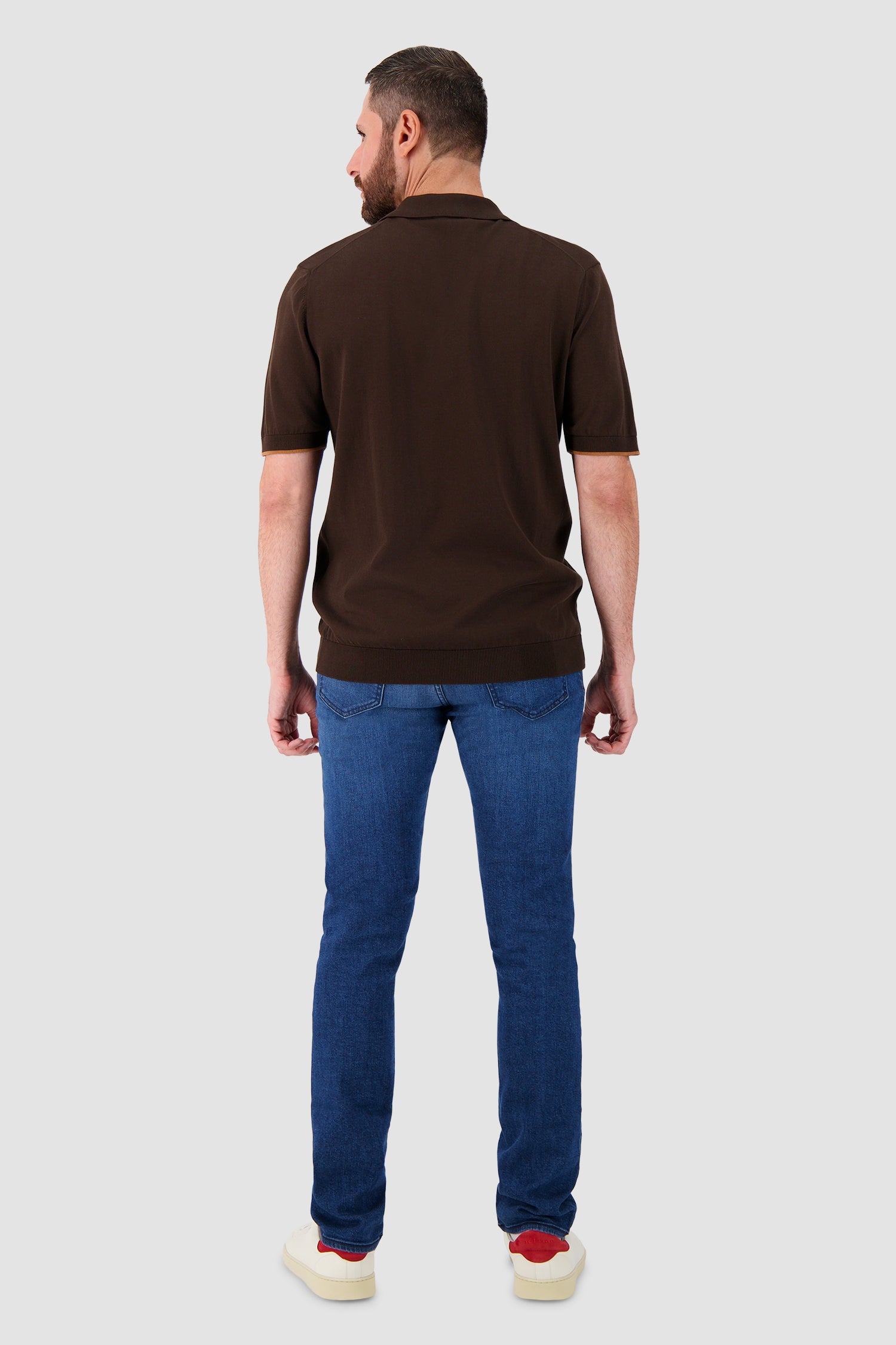 Moorer Brown VERNON-LSP Polo