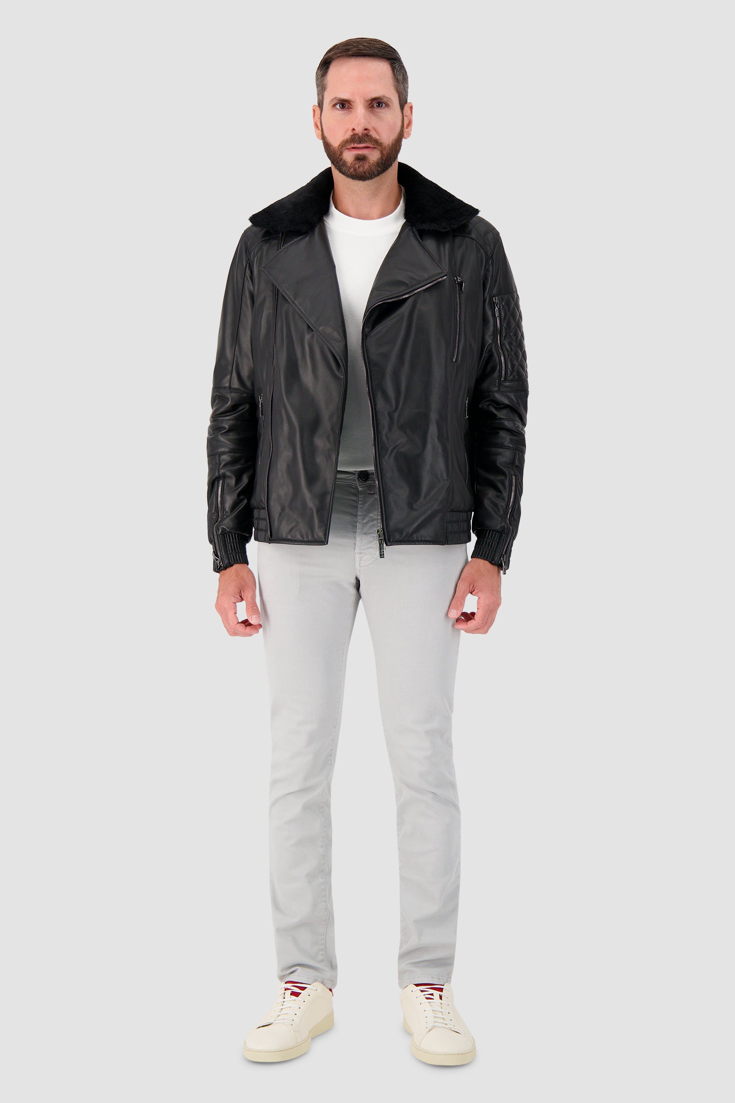 Christopher Bates x Original Luxury Lamb Leather Jacket