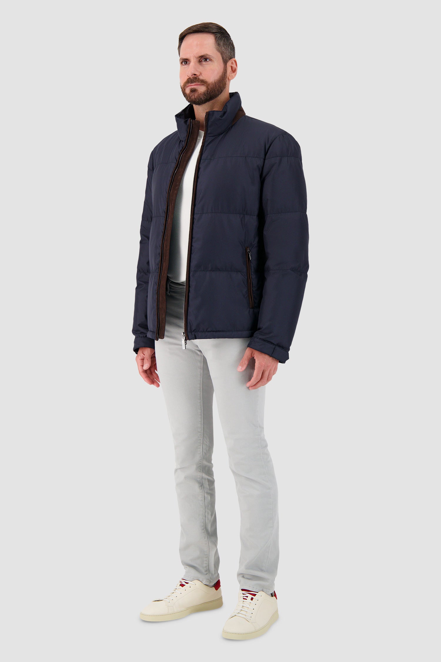 Hettabretz Navy Down Jacket