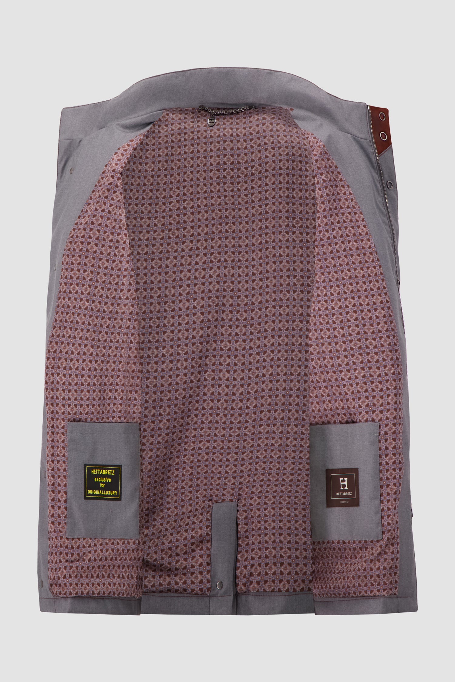 Hettabretz Grey Technical Field Jacket