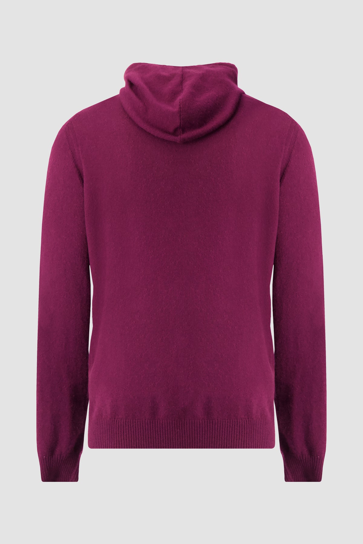 Pashmere Burgundy Cashmere Zip Hoodie