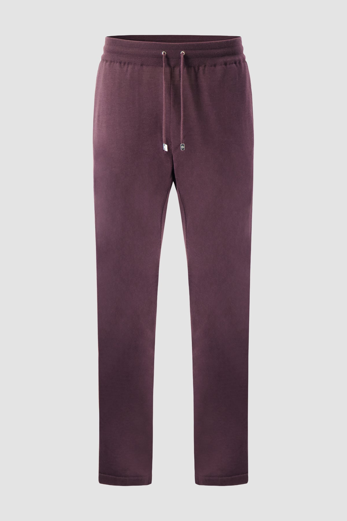 Pashmere Burgundy Wool Silk Cashmere Sweatpant
