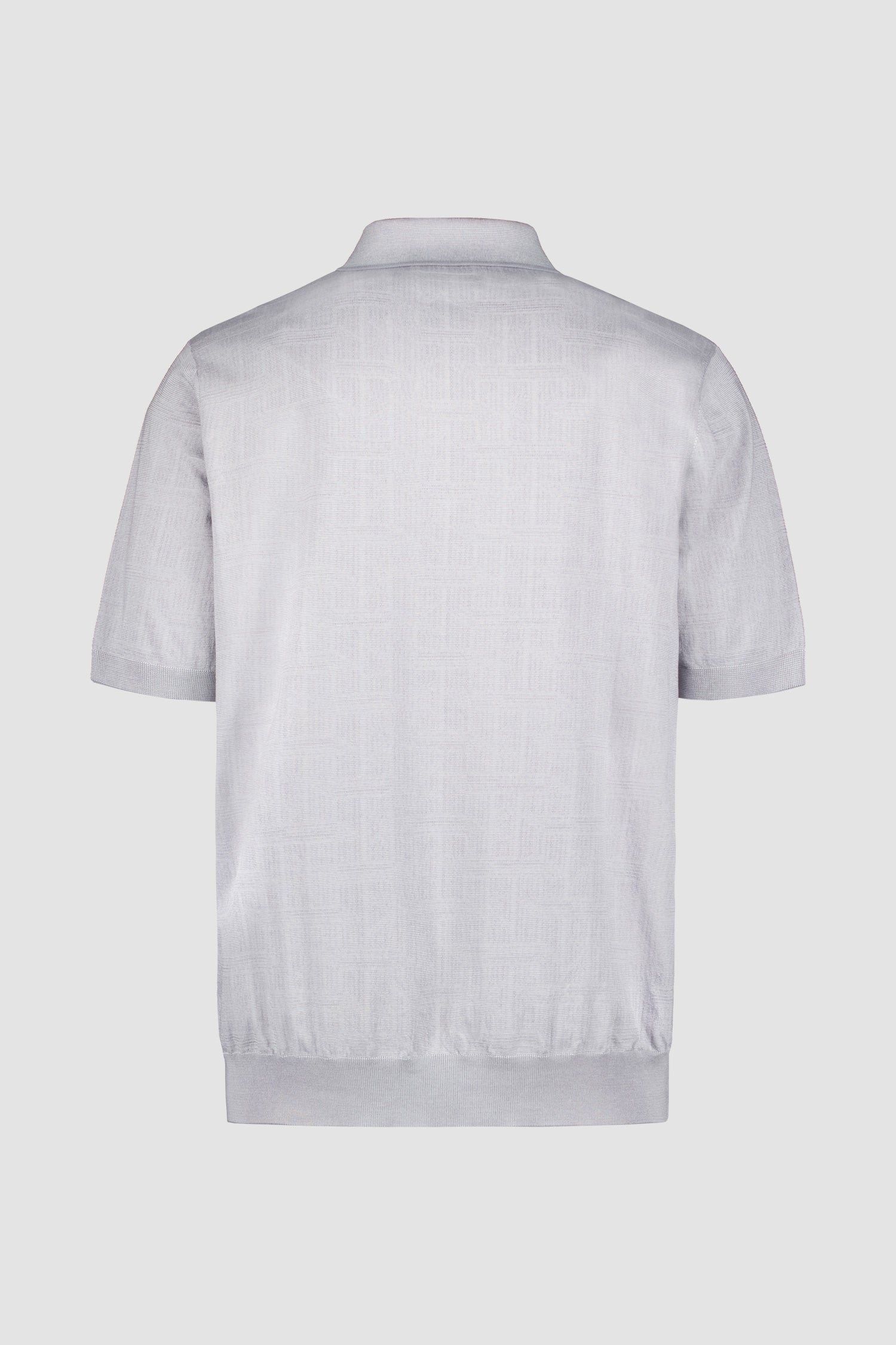 Zilli Grey Zipped Polo