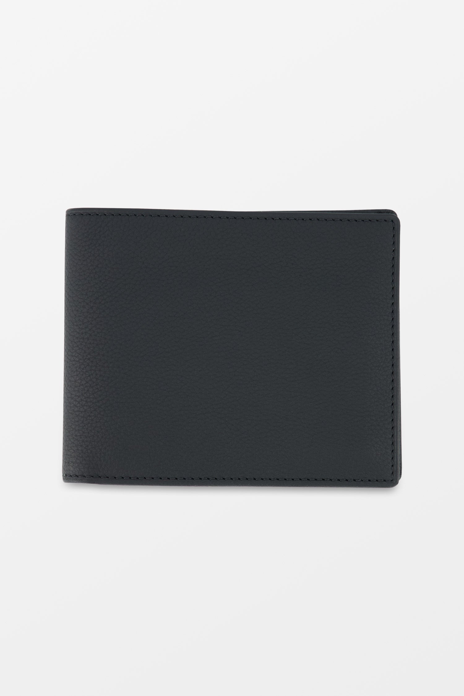 Zilli Black Grained Calfskin P6 Regular Wallet