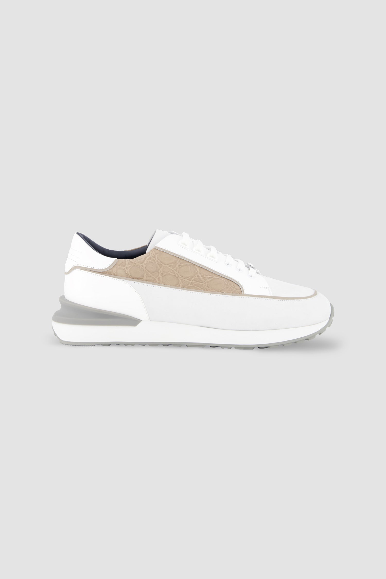 Zilli White Calfskin Sneakers