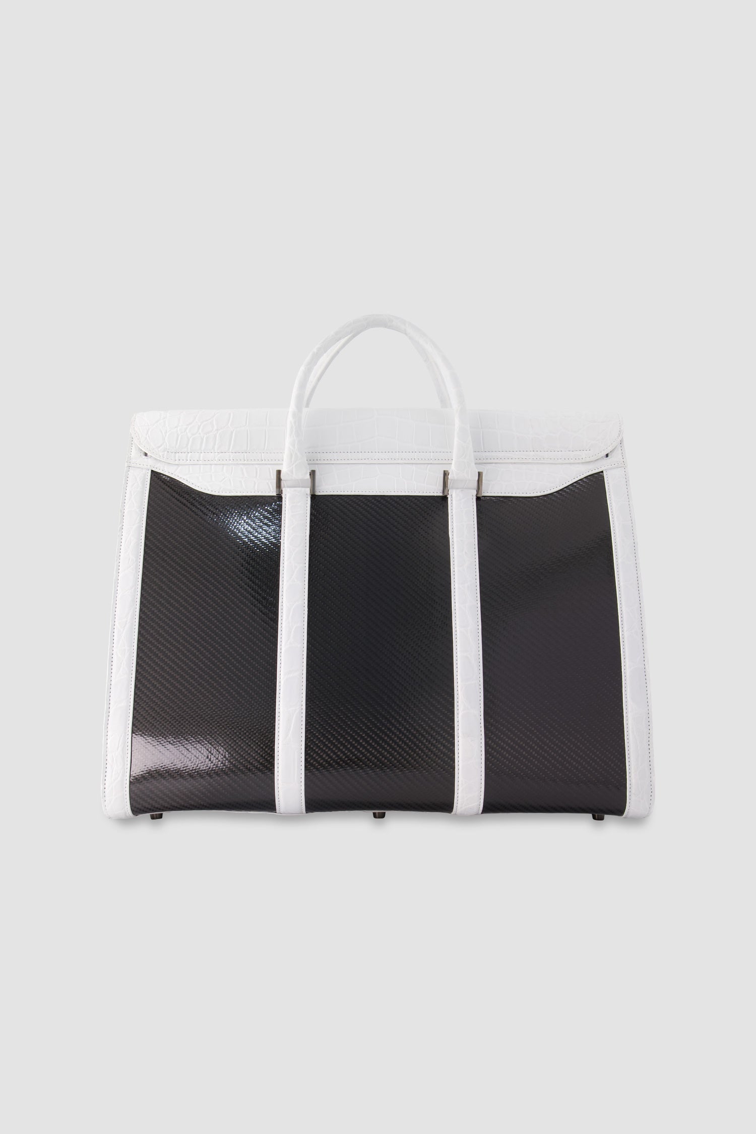 Hettabretz Alligator and Carbon Travel Bag