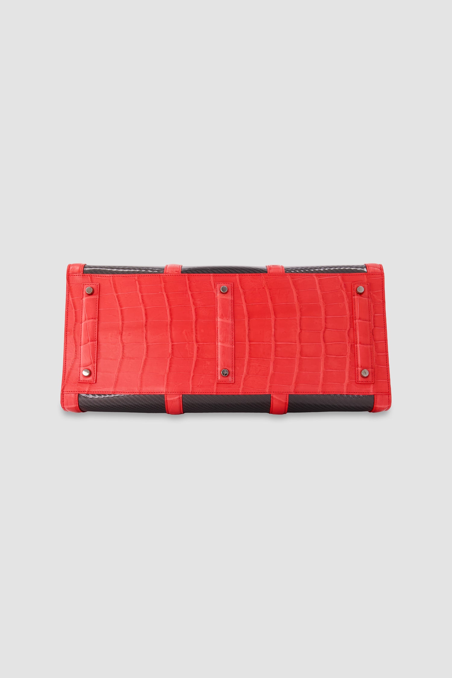 Hettabretz Alligator and Carbon Travel Bag