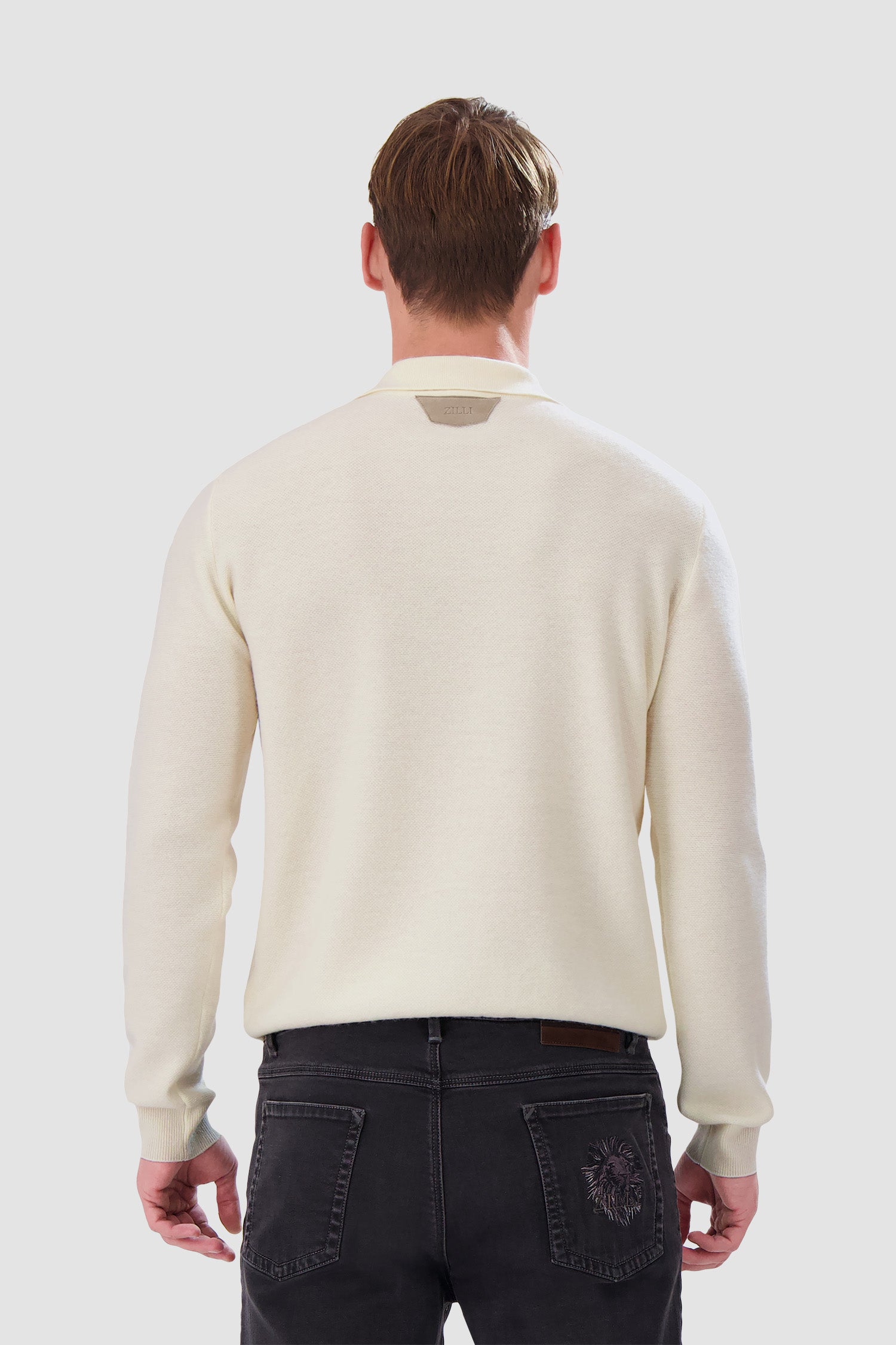 Zilli White Buttoned Sweater