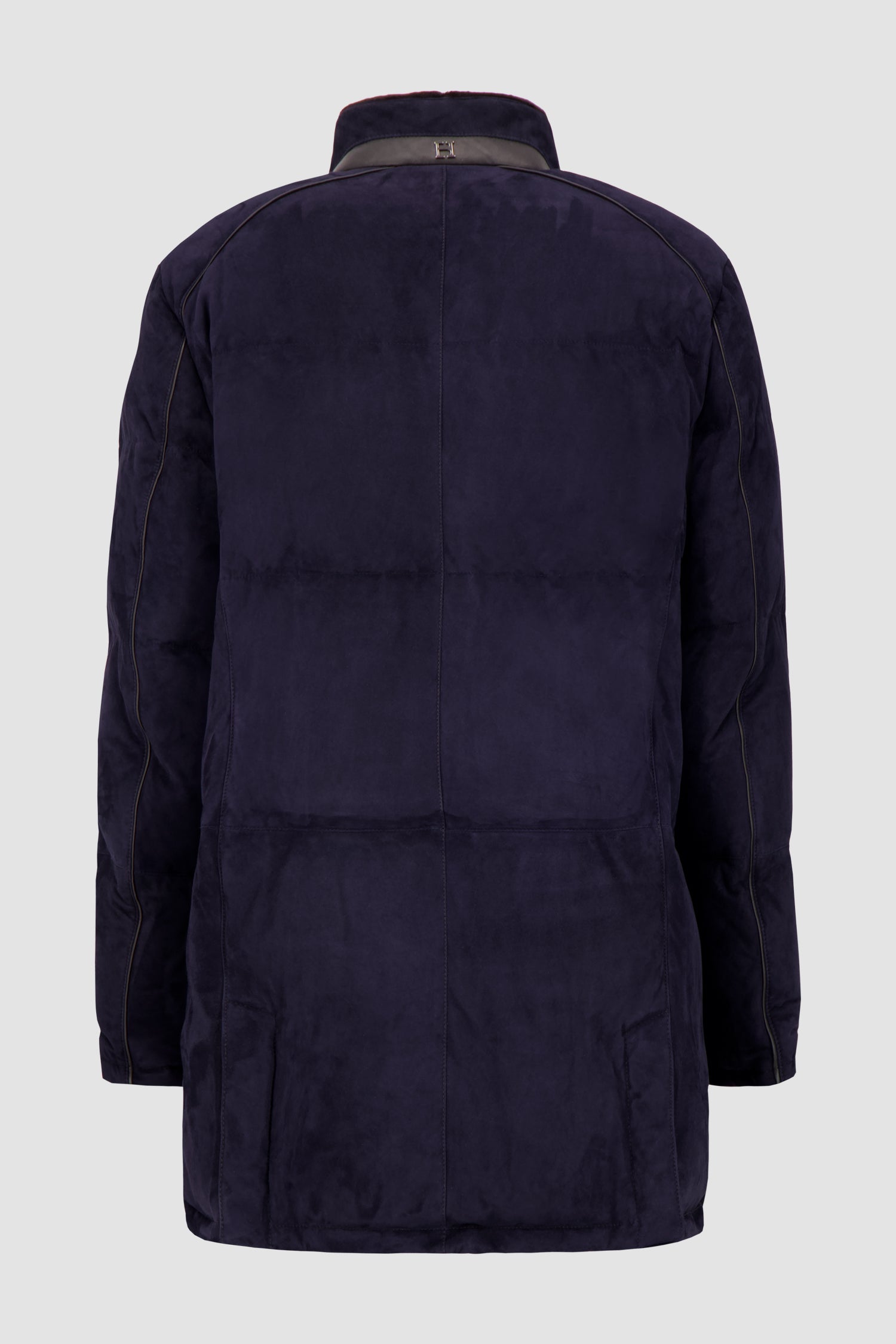 Hettabretz Blue Quilted Goose Down Jacket