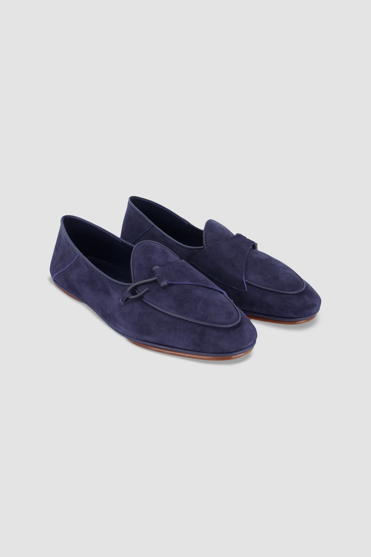 Edhen Milano Comporta Fly Blue Suede Loafers