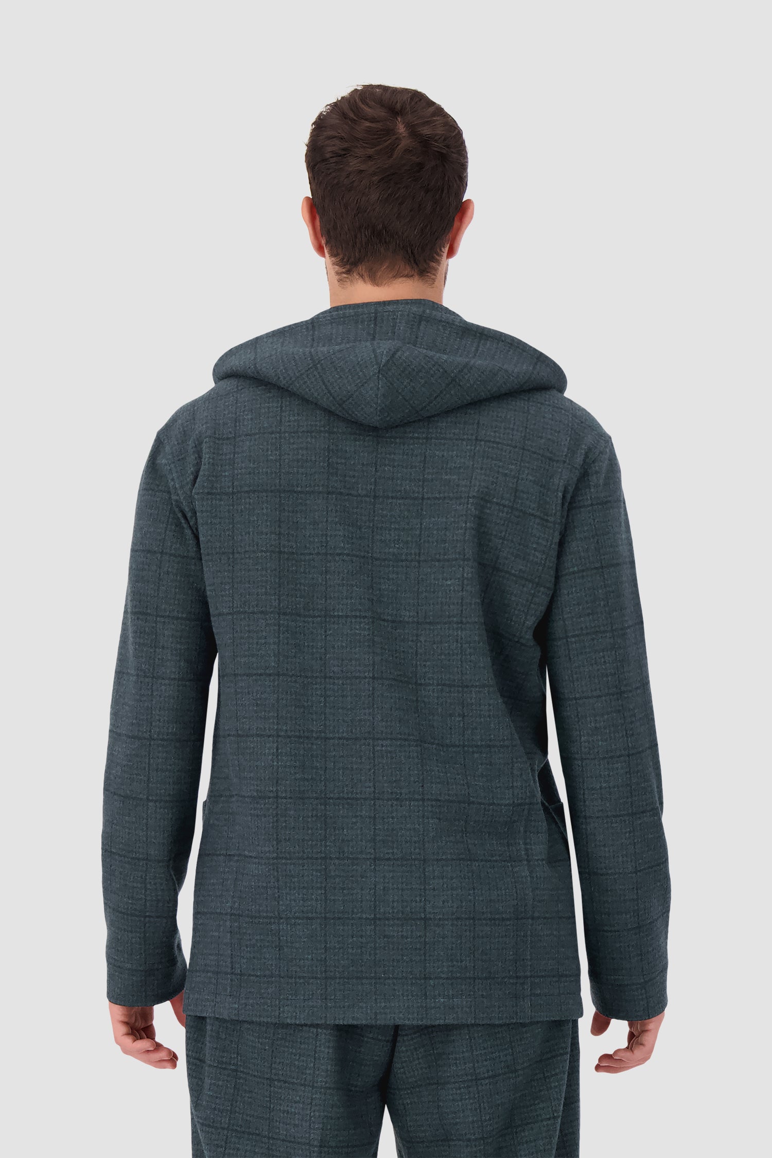 Kiton Green Plaid Blazer