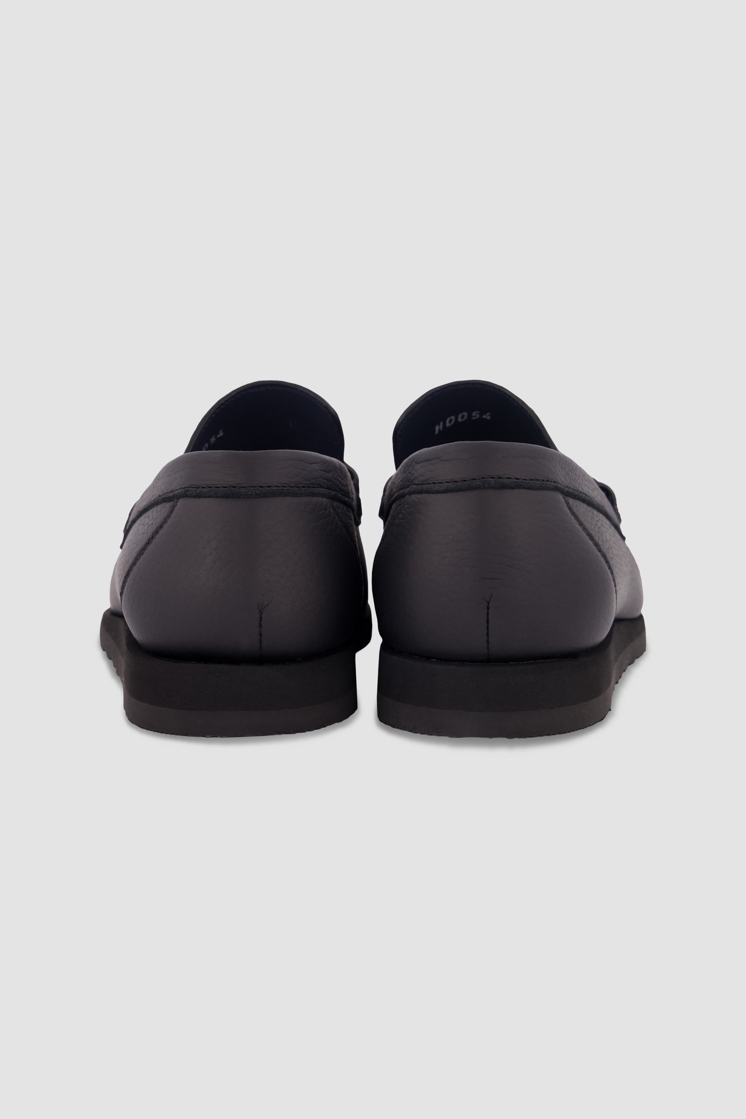 Zilli Black Hand Sew With Lion De Moccasins