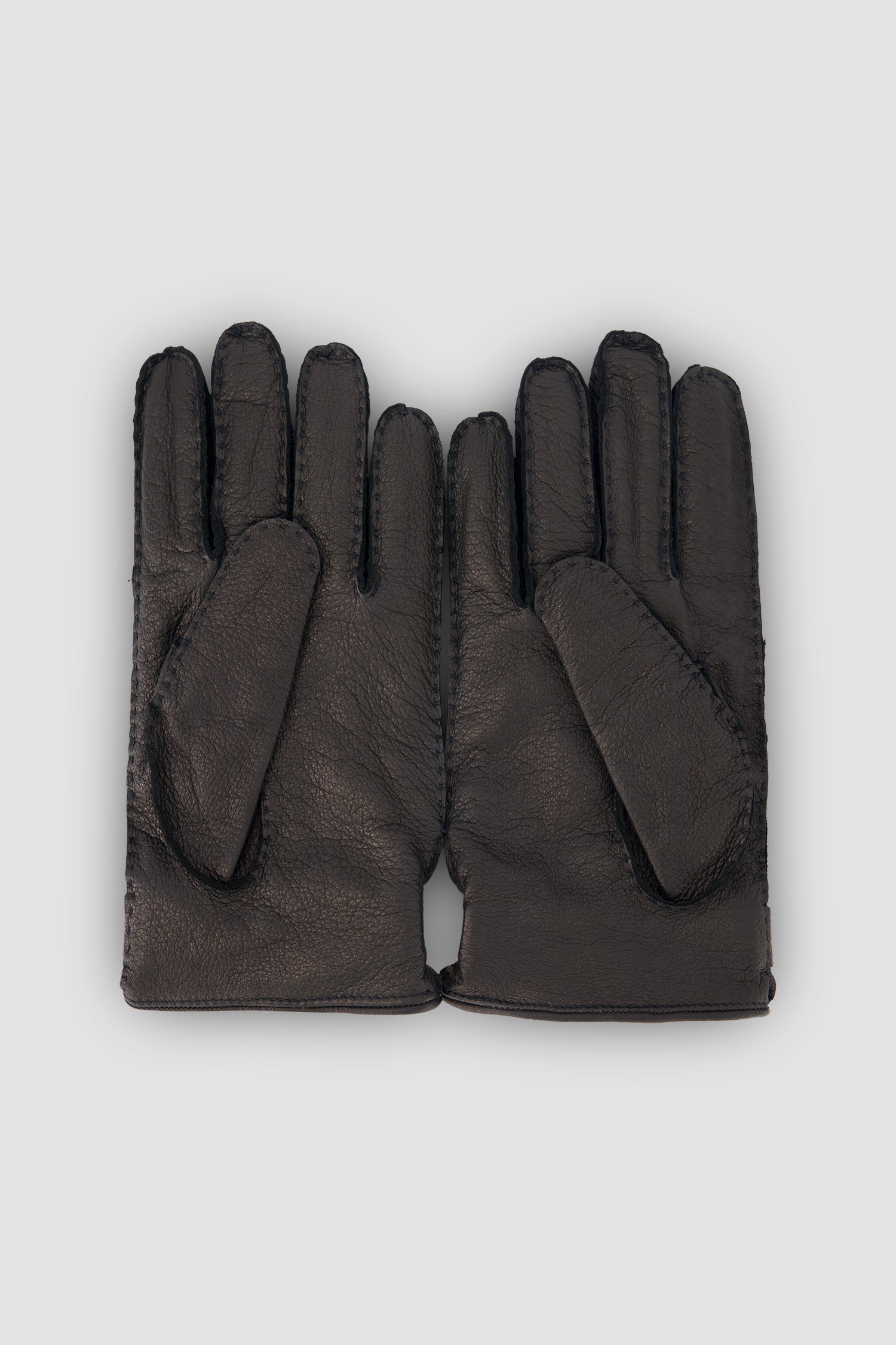 Kiton Brown Leather Gloves