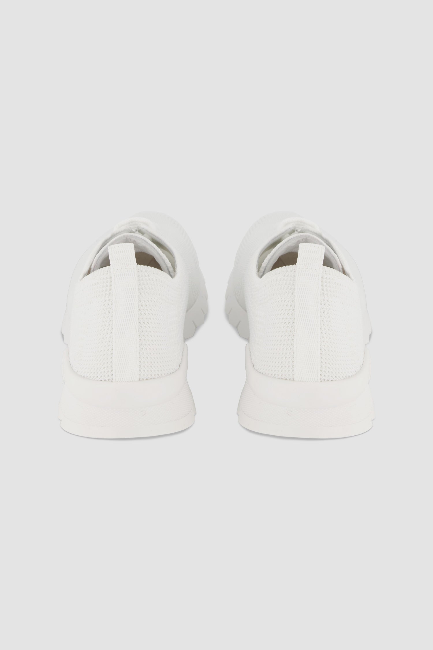 Kiton White Knit Sneakers