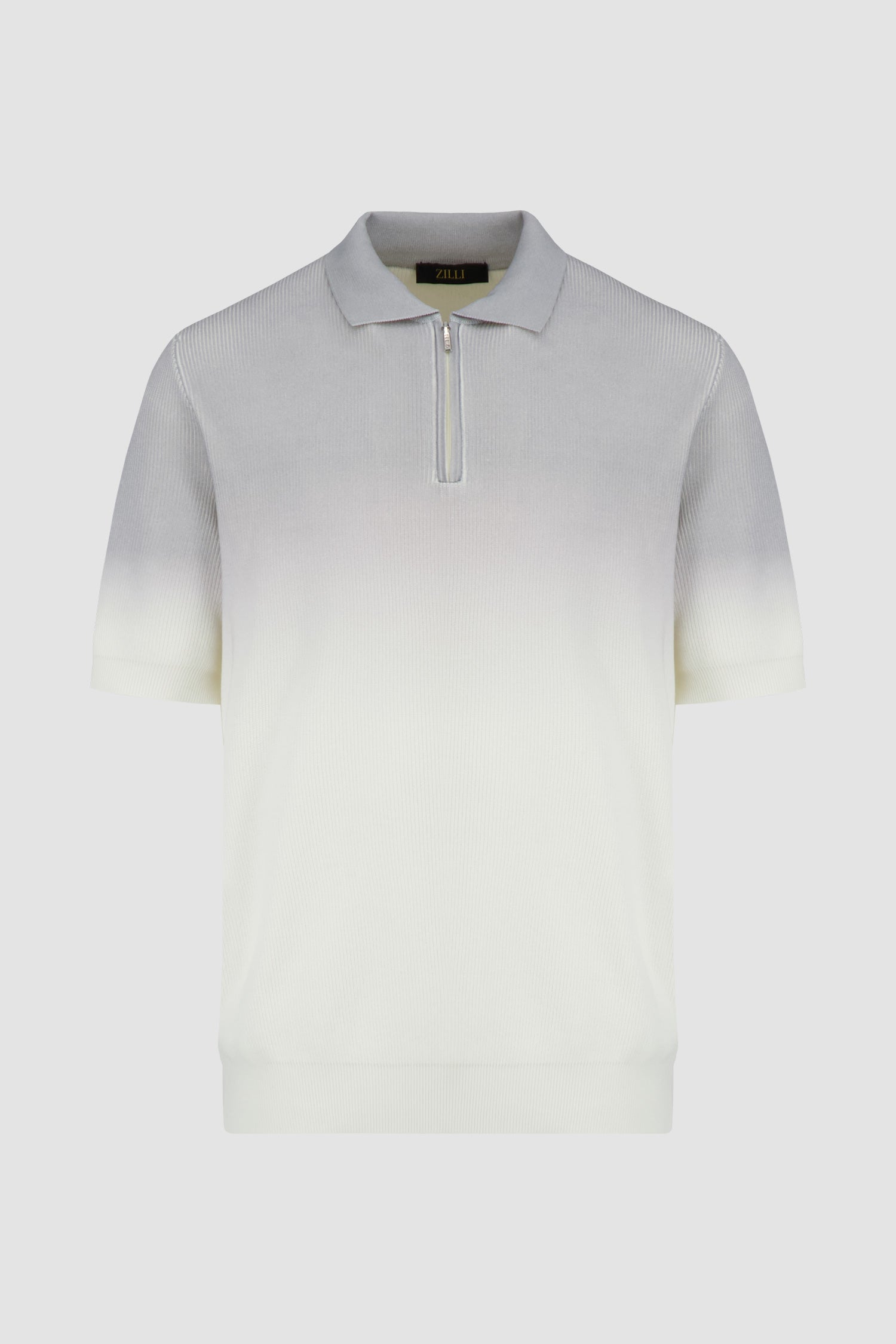 Zilli Multicolor Zip Short Sleeves Polo