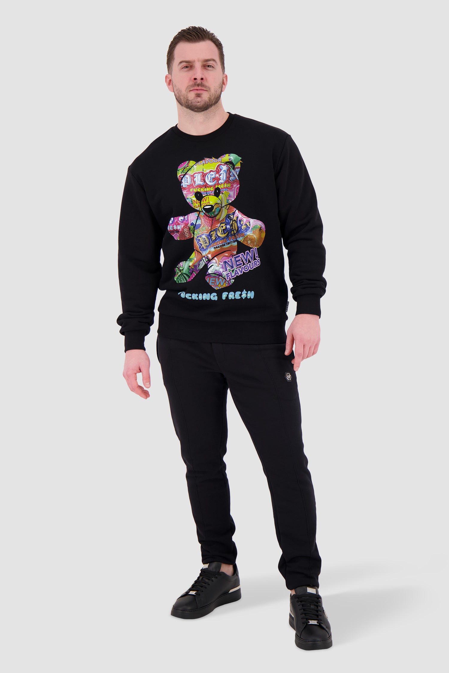 Philipp Plein Black Tutti Frutti Sweatshirt