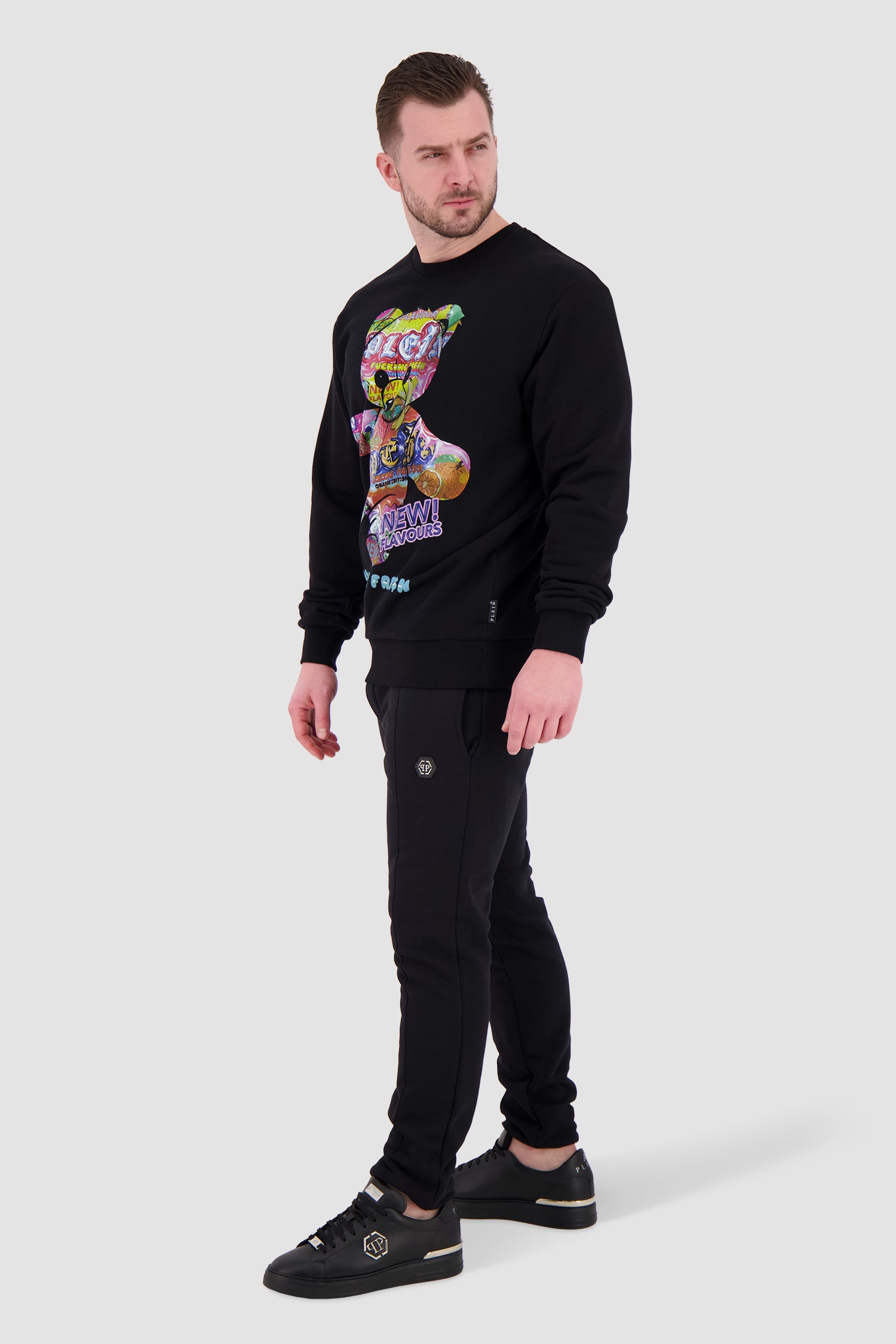 Philipp Plein Black Tutti Frutti Sweatshirt