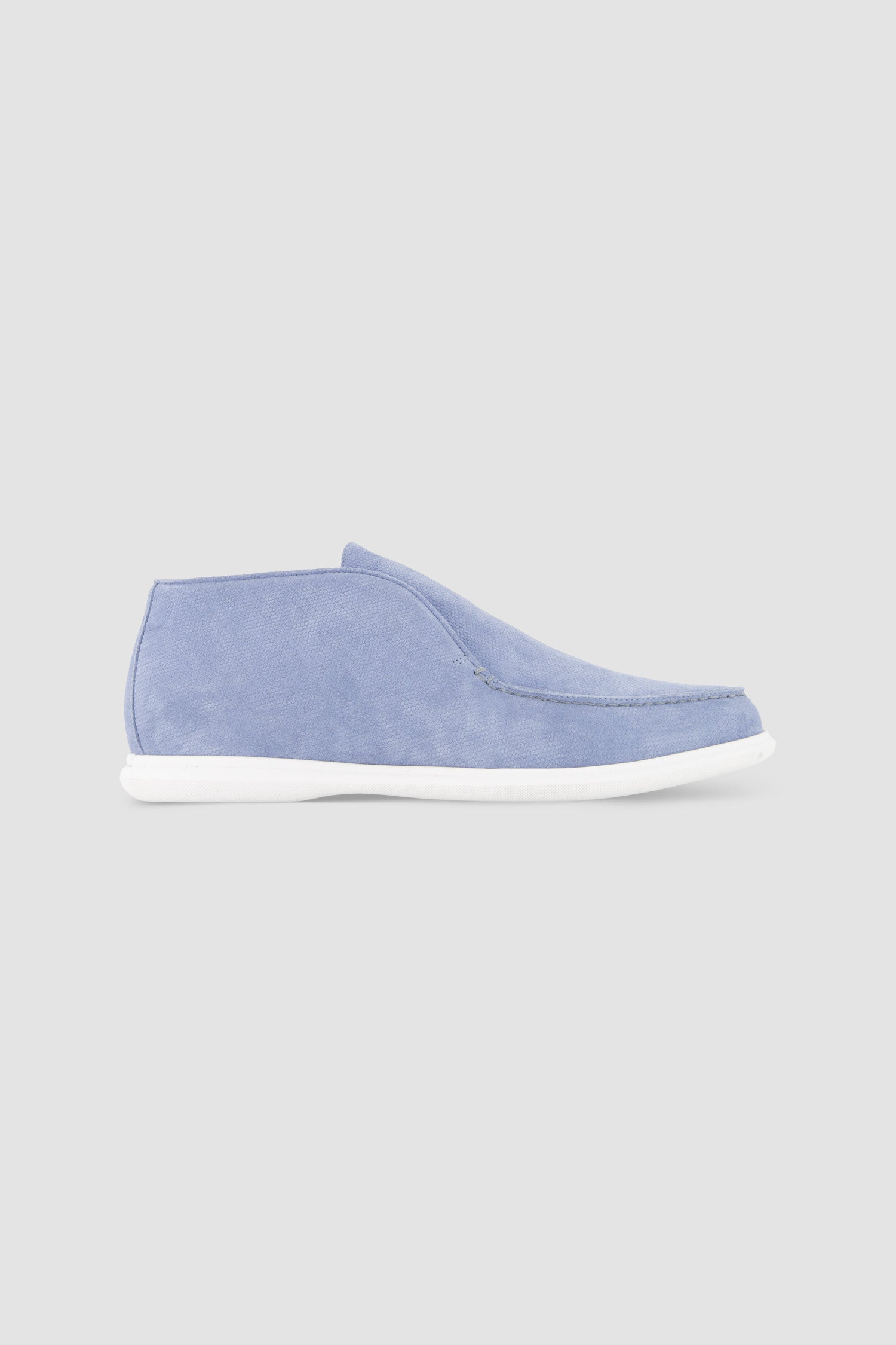 Testoni Dew/White Portofino Desert Printed Suede Calf Shoes